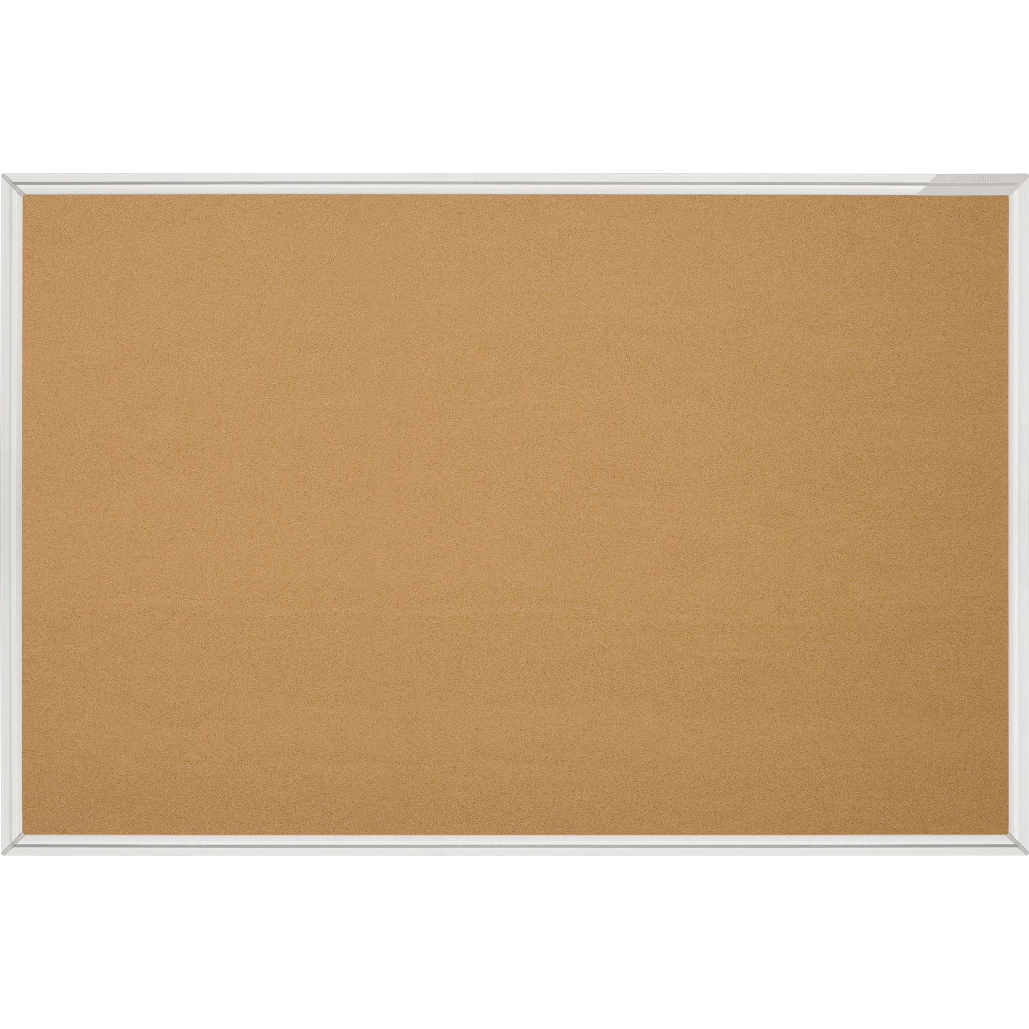 magnetoplan® Pinnwand Design SP 90 x 60 cm (B x H) Maße der Oberfläche: 86 x 56 cm (B x H) Kork Material des Rahmens: Aluminium braun