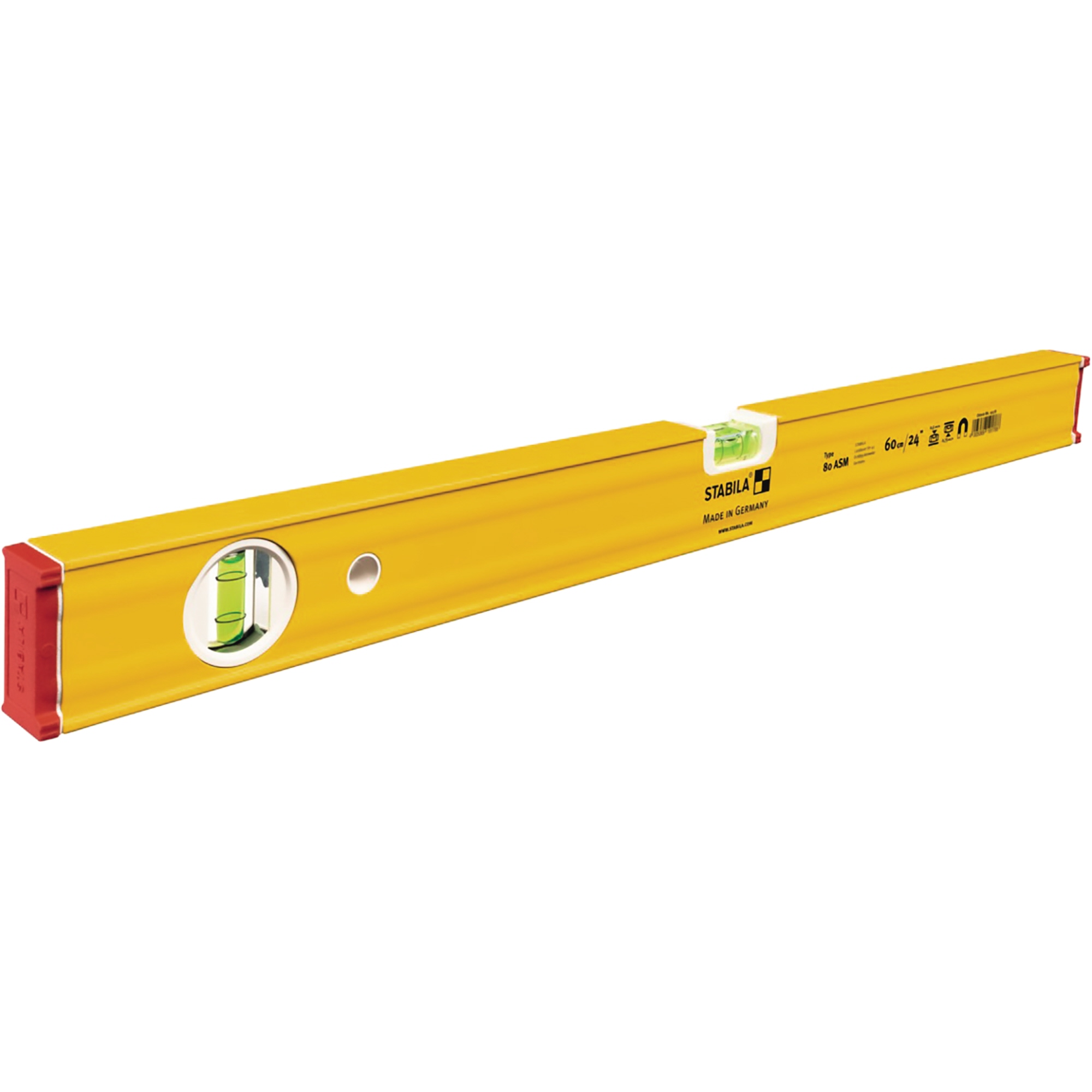 STABILA Wasserwaage 80 ASM 40cm Aluminium/Kunststoff gelb