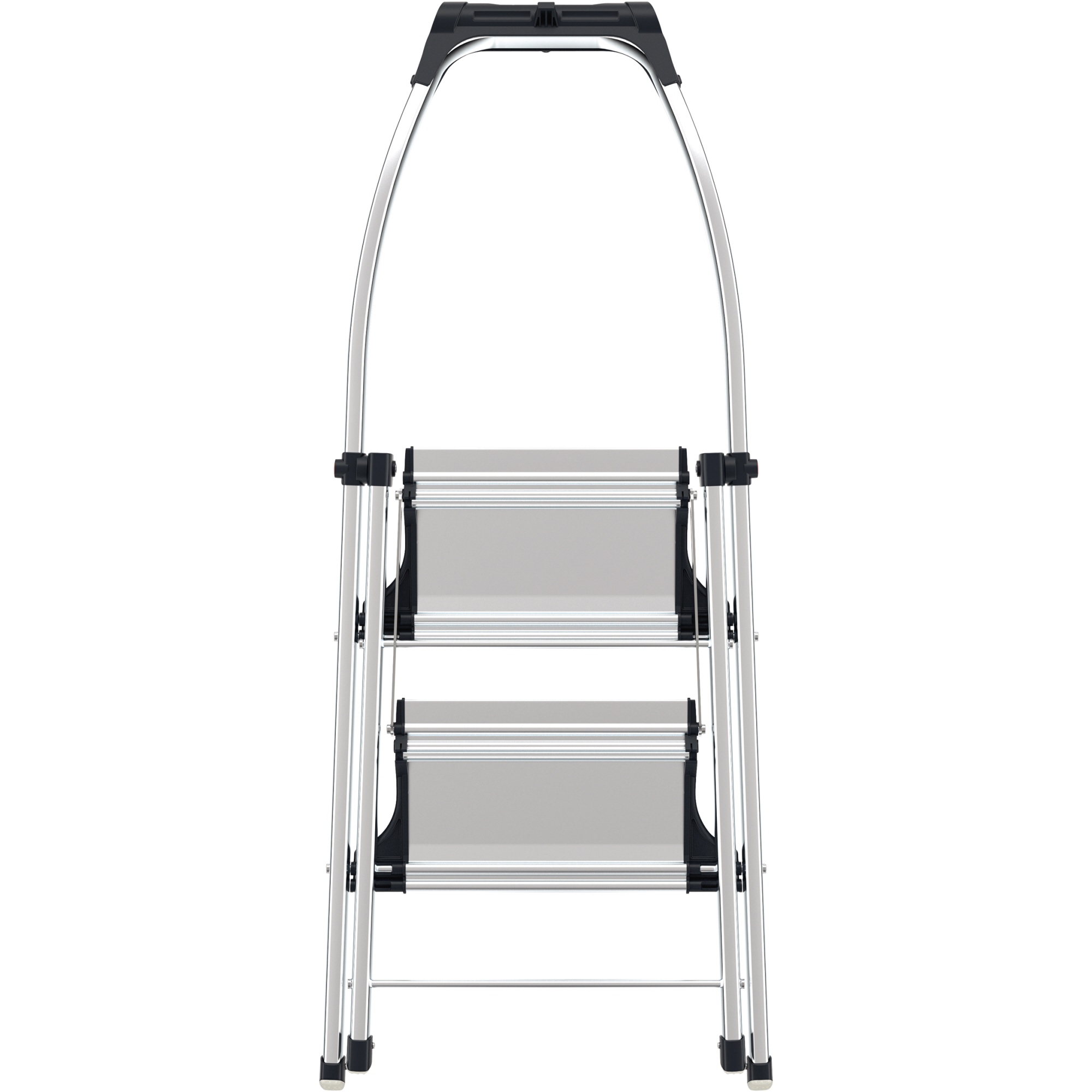 Hailo Trittleiter K100 Topline 52 x 120 x 54 cm (B x H x T) 150kg Aluminium alu 2 Stufen