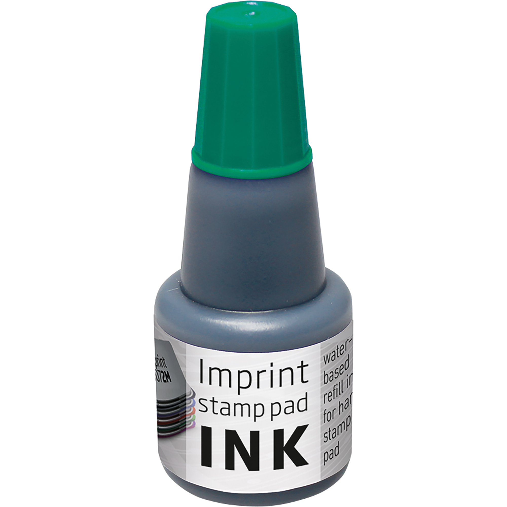 Stempelfarbe Stempelkissen Imprint grün Kunststoffflasche 24ml