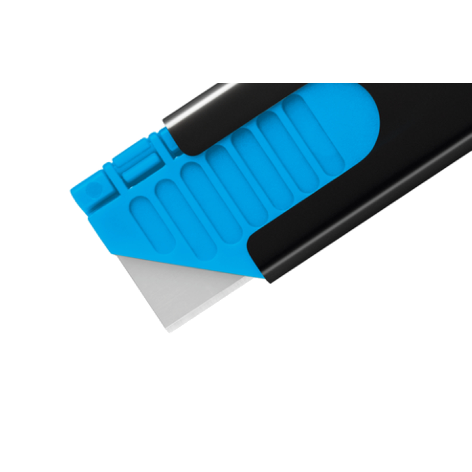 MARTOR Sicherheitsmesser SECUNORM HANDY Mehrweg 39mm 8,5mm Bandstahl schwarz/cyan