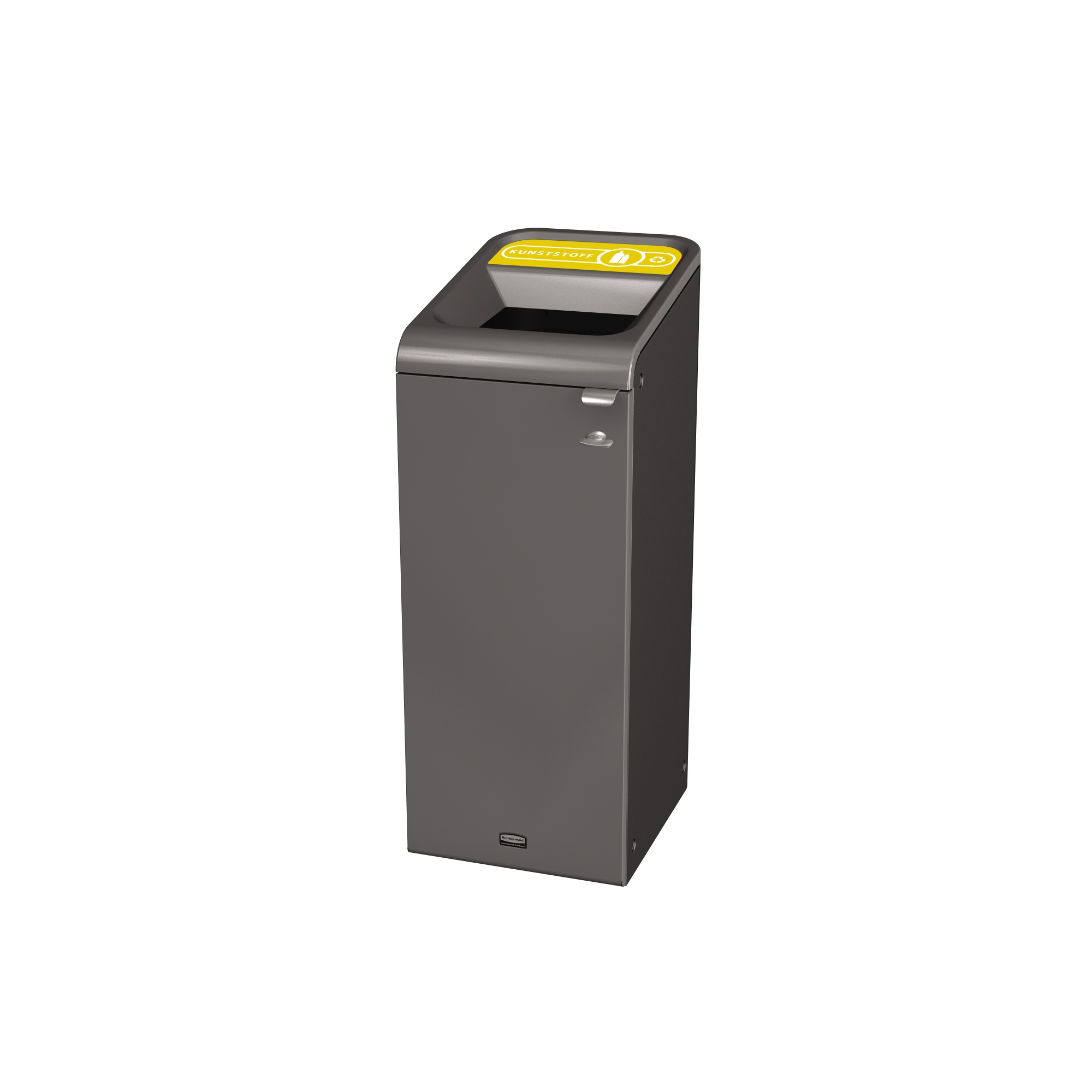 Rubbermaid Abfallsammelsystem 49,5 x 97,5 x 36,7 cm (B x H x T) 57l 1 Sortierfach Stahl, verzinkt