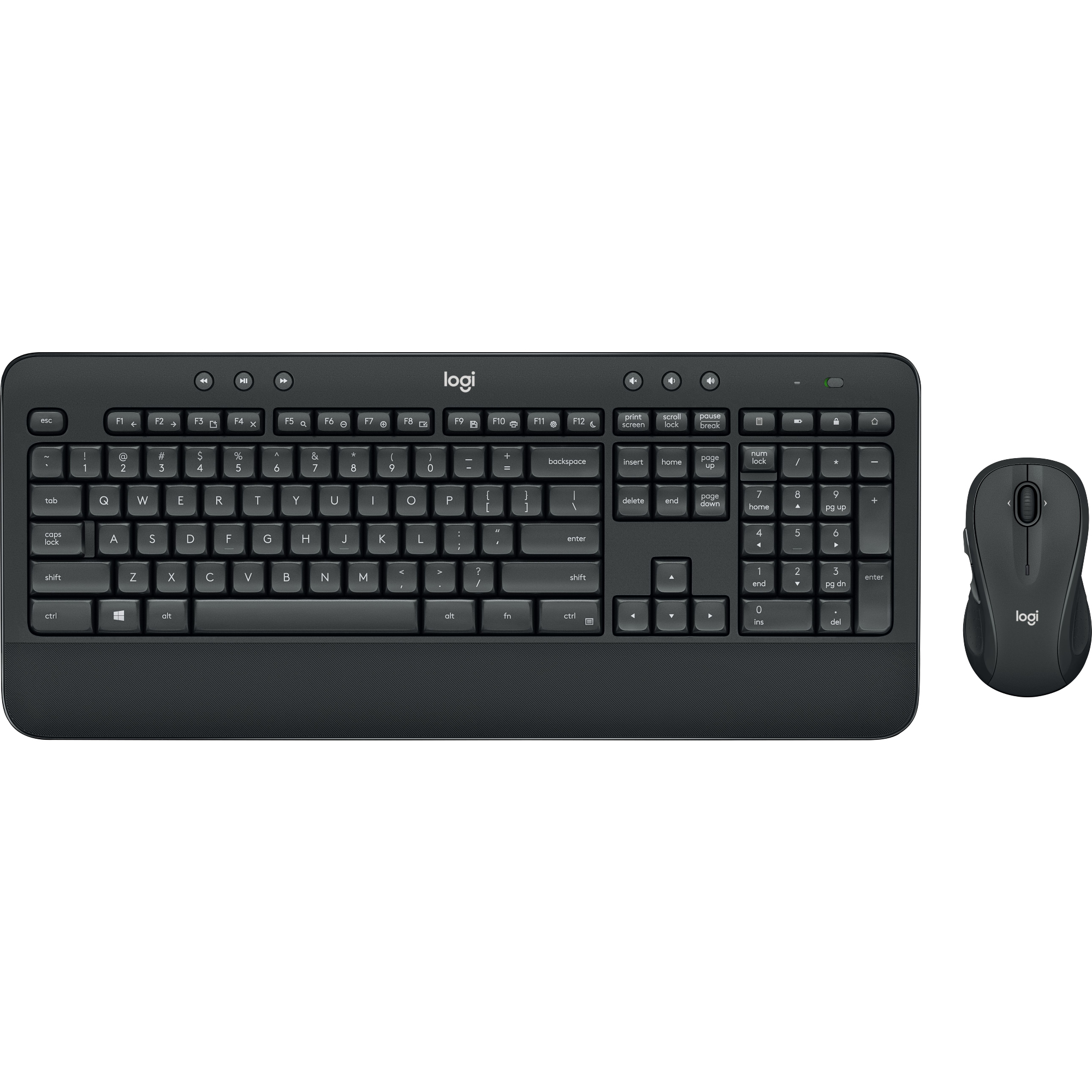 Logitech Tastatur-Maus-Set MK545 Advanced QWERTZ Windows® universell USB-A 10m inkl. Unifying-Empfänger schwarz