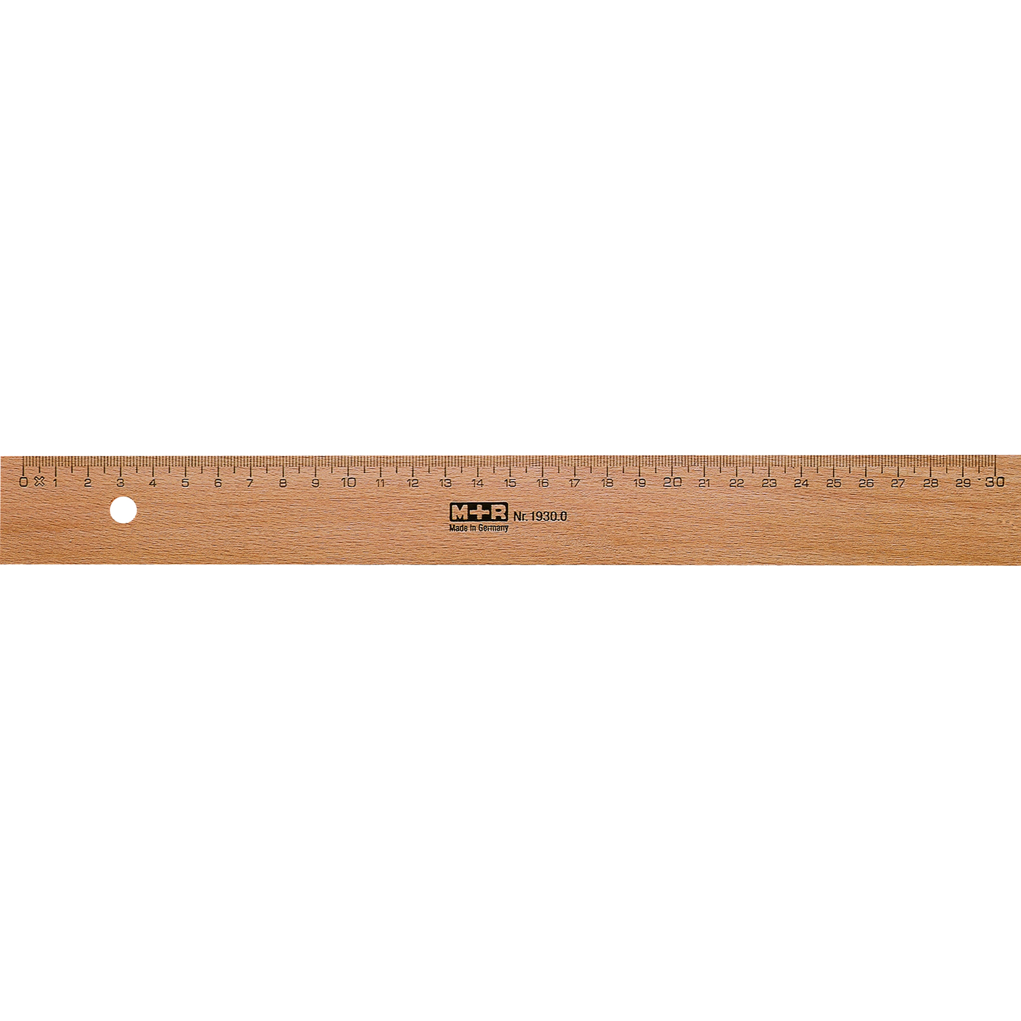M+R Lineal 30cm Buchenholz buche