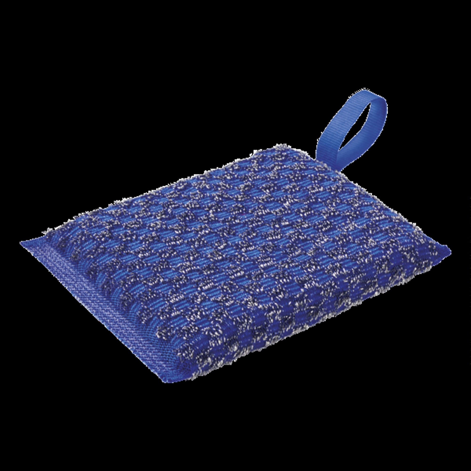 Spontex Reinigungsschwamm Superinox Pad 13,5 x 9 x 1,8 cm (B x H x T) Rostfreier Edelstahl/Polyurethan-Schaumstoff/Polyester blau 5 St./Pack.