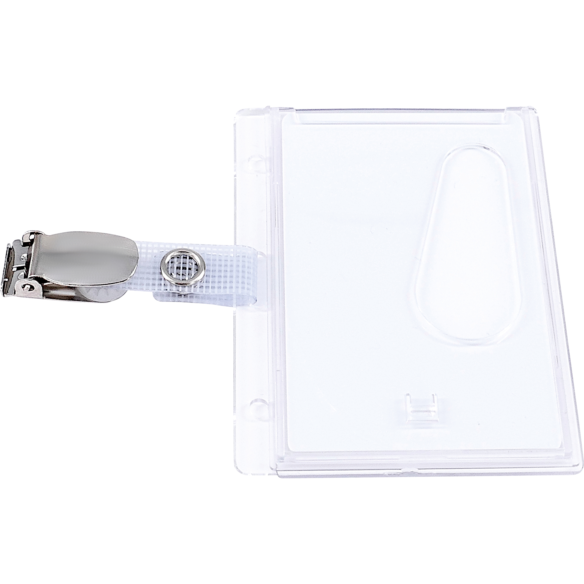 Ersatzclip Namensschild ID 16 Metall/Vinyl 25 St./Pack.
