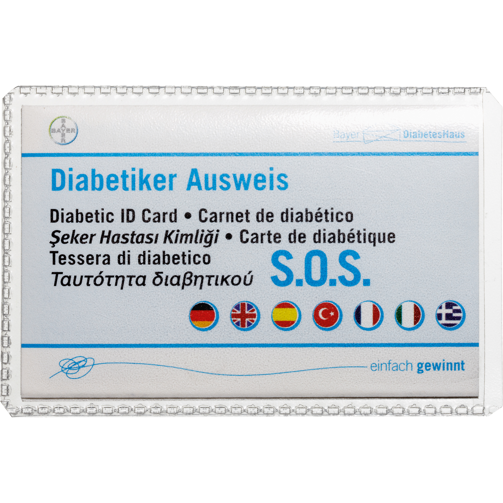 DURABLE Ausweishülle Polypropylen transparent
