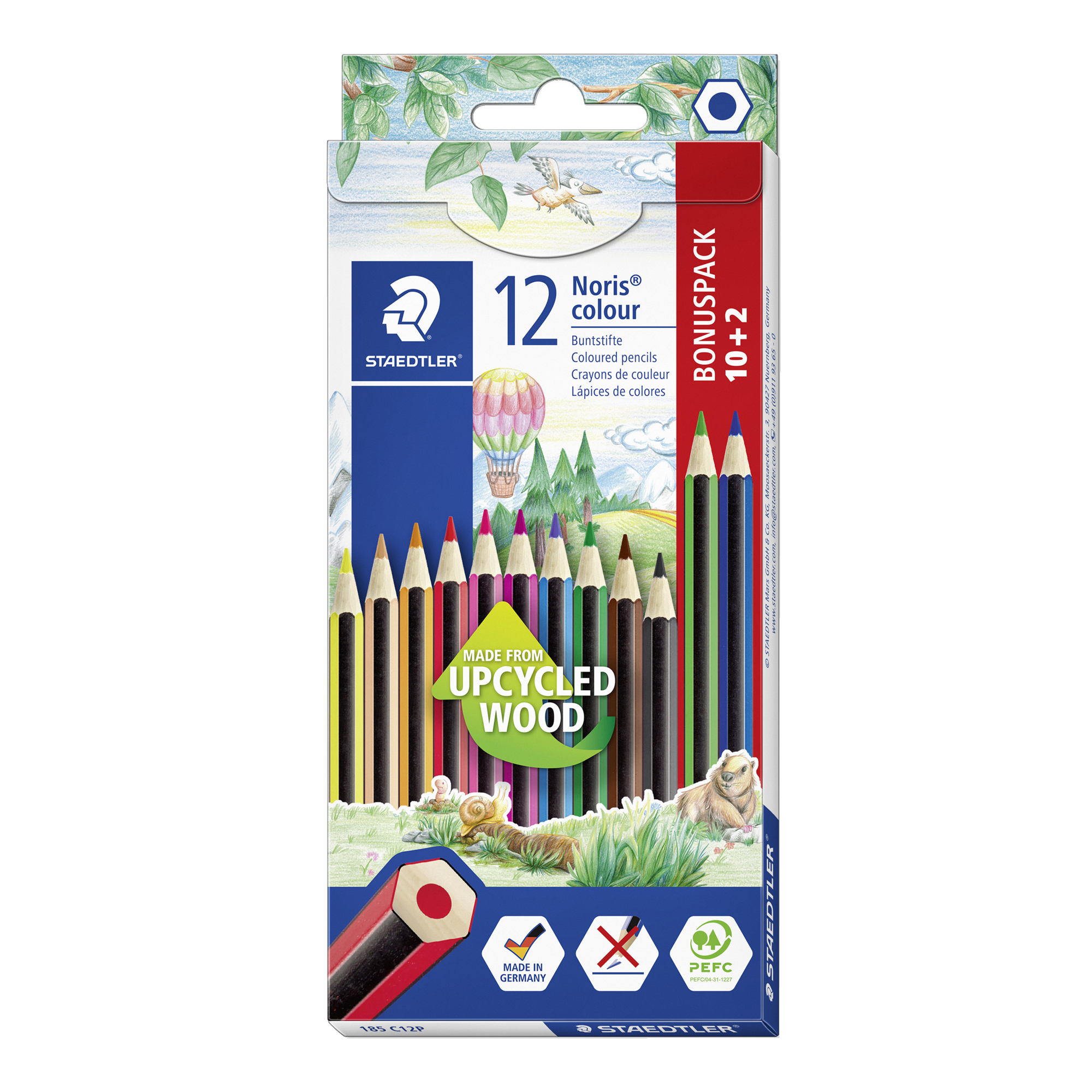 STAEDTLER® Buntstift Noris® colour Promo farbig sortiert 12 St./Pack.