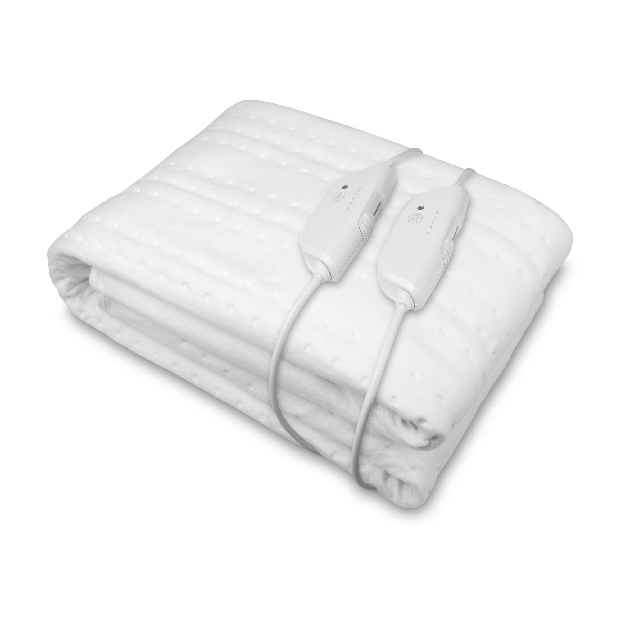 Medisana Wärmeunterbett HU 676 150 x 160 cm (B x L) 2 x 100W 4 Temperaturstufen 100 % Polyester grau/weiß