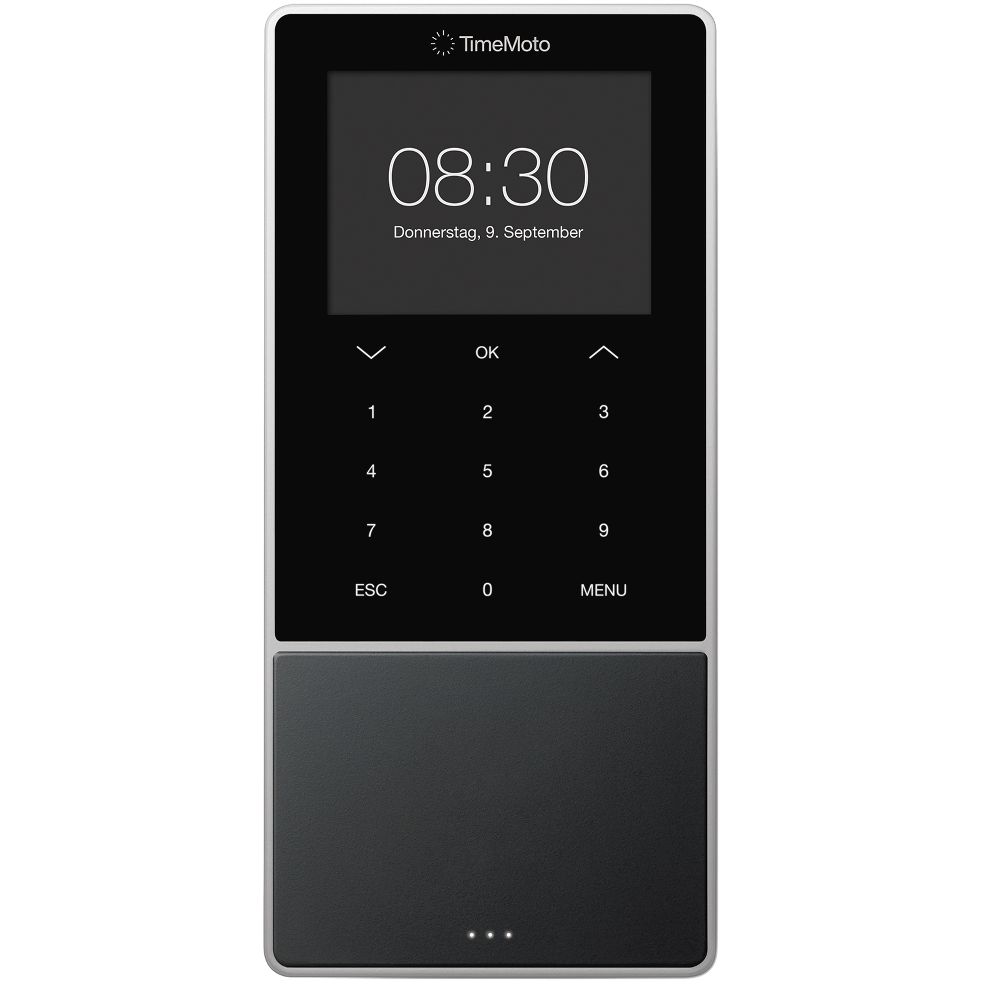 TIMEMOTO Zeiterfassungssystem TM-818 SC 9,95 x 21,5 x 4,43 cm (B x H x T) RFID-Sensor Windows® universell LAN, WiFi, USB-Host