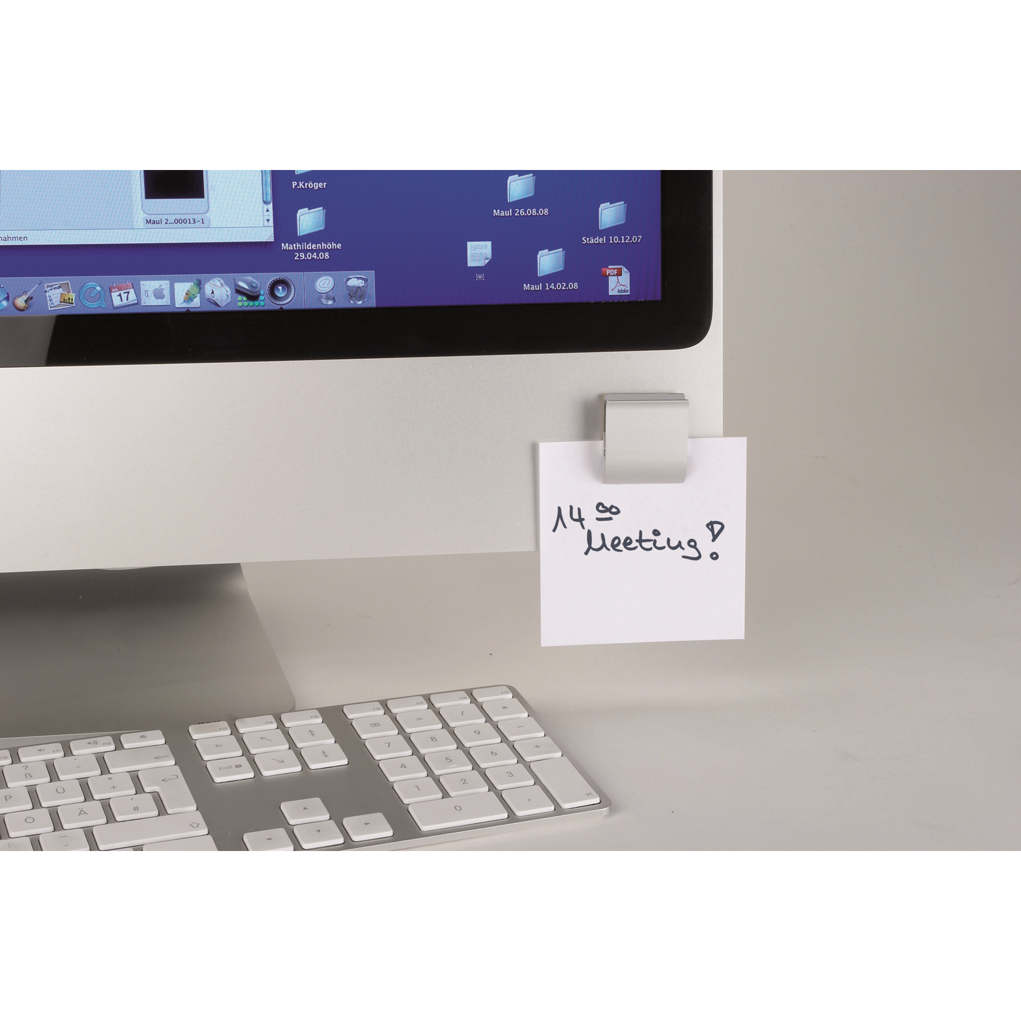 MAUL Klemmleiste 4 x 3,5 cm (B x L) Aluminium alu