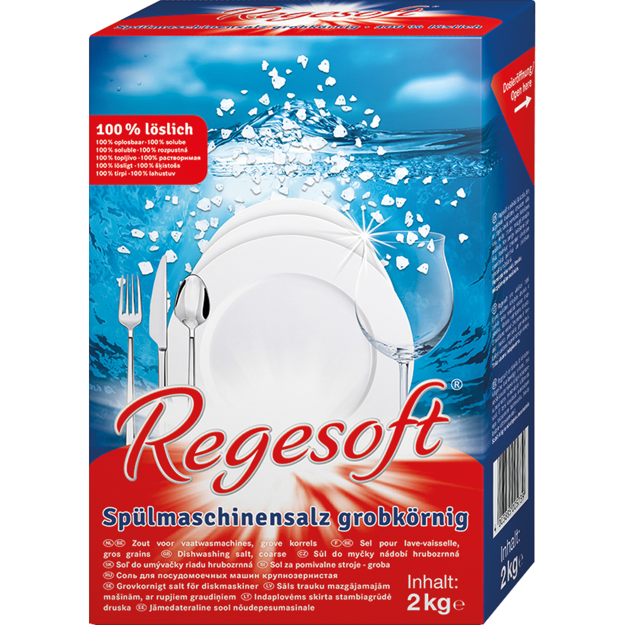 Spülmaschinensalz 2 kg/Pack.