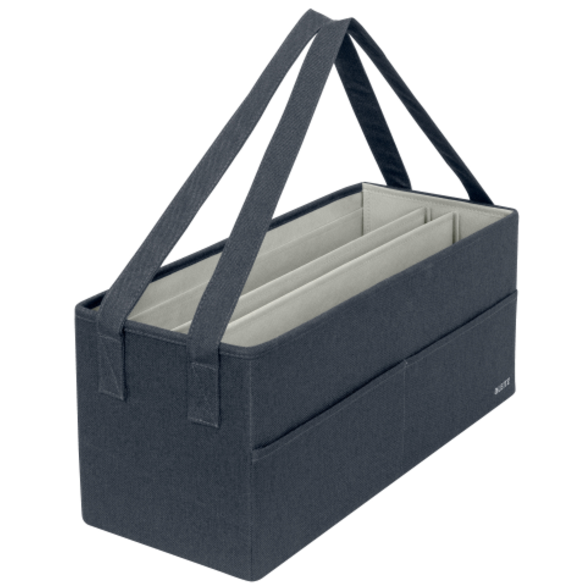Leitz Aufbewahrungstasche Hot Desking 46,5 x 20 x 21 cm (B x H x T) Karton/Stoff samtgrau