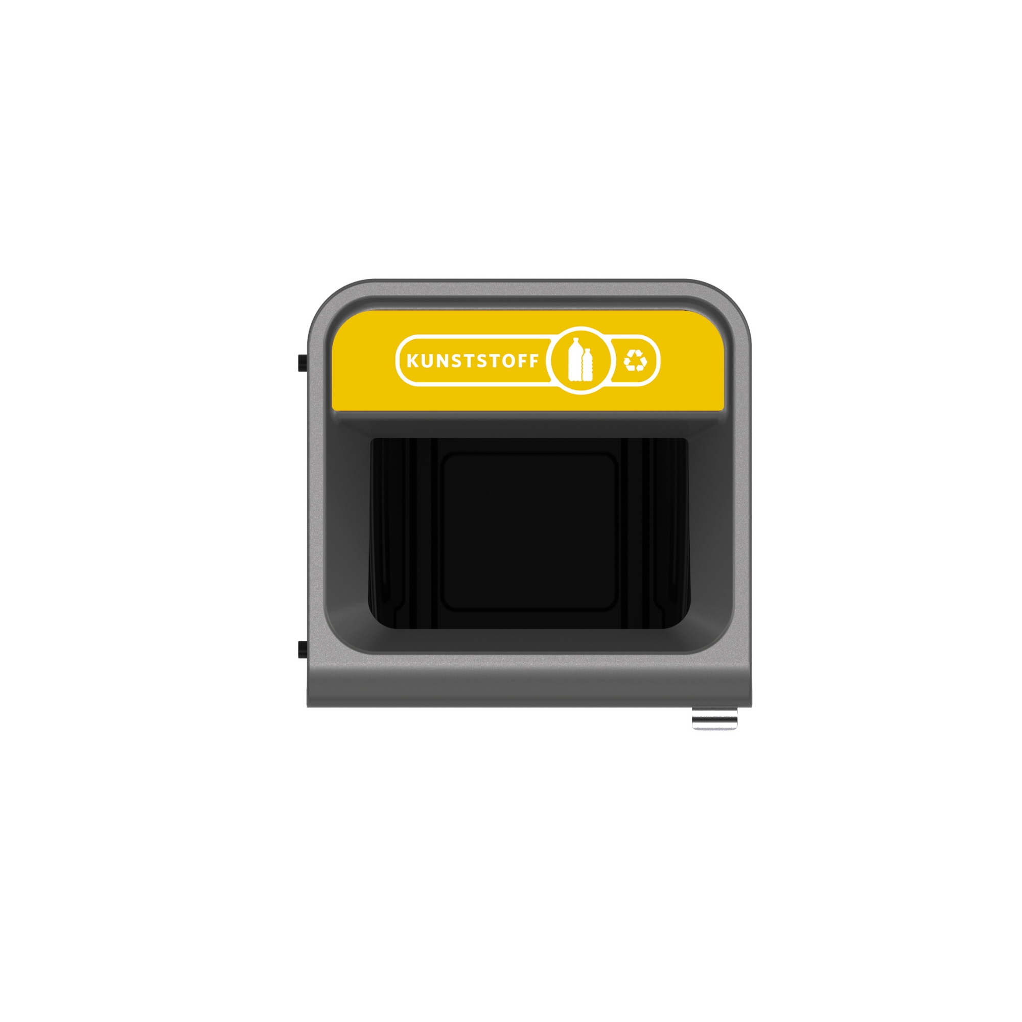 Rubbermaid Abfallsammelsystem 49,5 x 97,5 x 48,9 cm (B x H x T) 87l 1 Sortierfach Stahl, verzinkt
