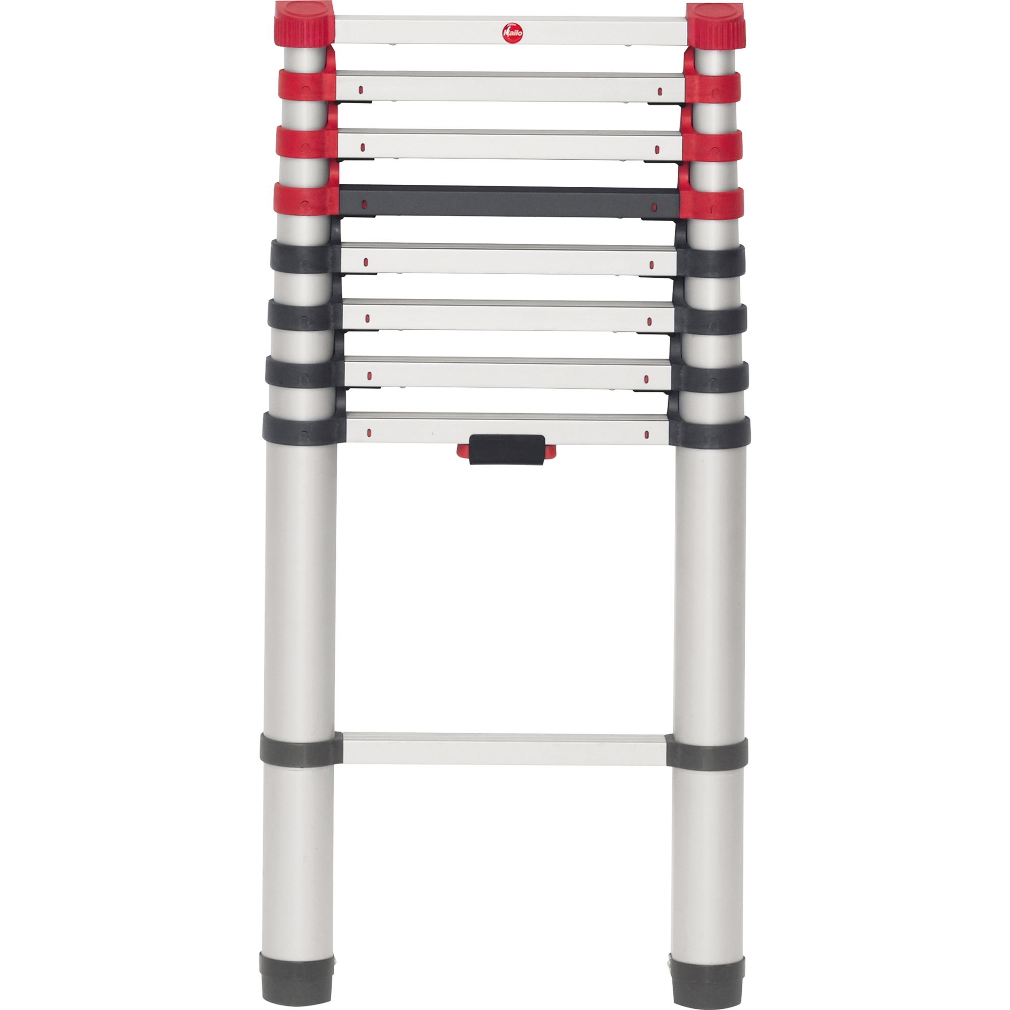 Hailo Teleskopleiter T80 FlexLine 46 cm x 2,64 m (B x H) 150kg Aluminium, eloxiert