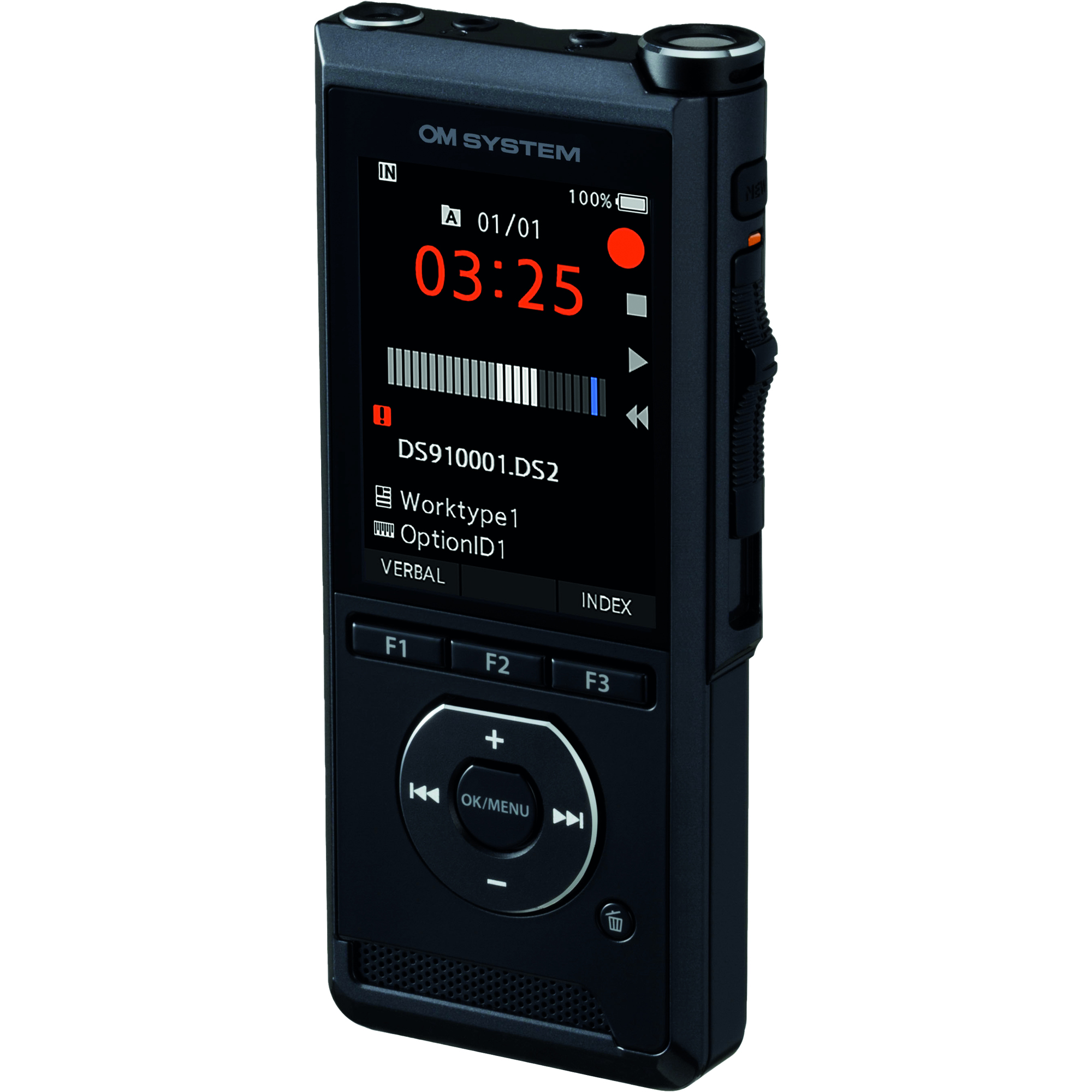 OLYMPUS Diktiergerät DS-9100 E2 Premium Edition 4,98 x 12,08 x 1,86 cm (B x H x T) DSS: QP: 48, SP: 42 , PCM: Stereo: 54, Mono: 26, MP3: Stereo: 42, Mono: 55h