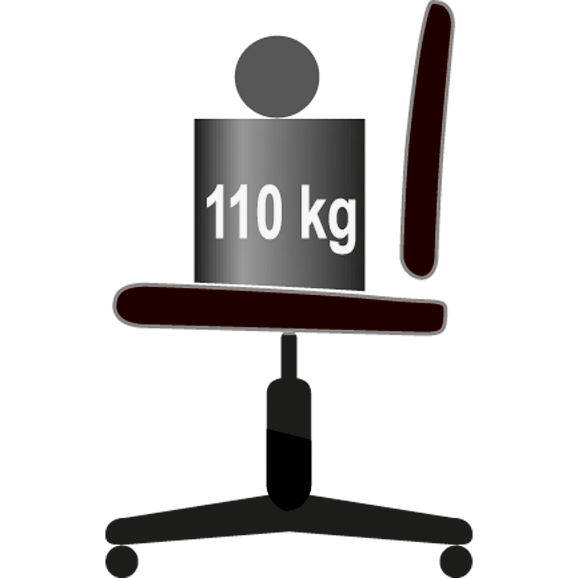 TOPSTAR Besucherstuhl Visit 10 Net 110kg 100 % Polypropylen