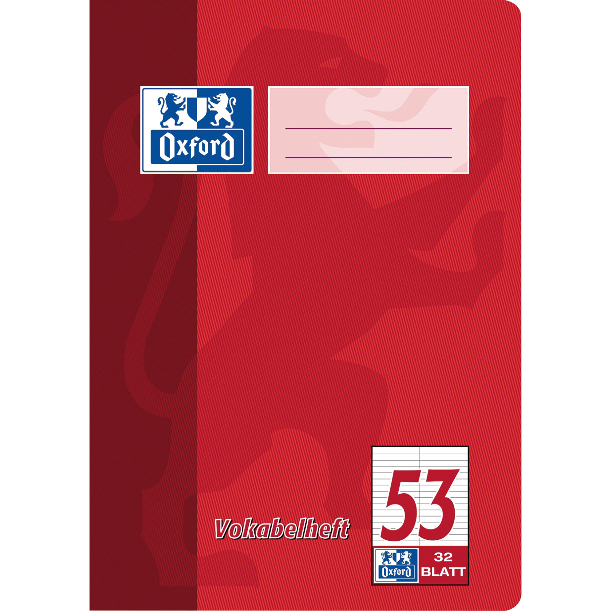 Oxford Vokabelheft DIN A5 liniert 90g/m² 32 Bl.