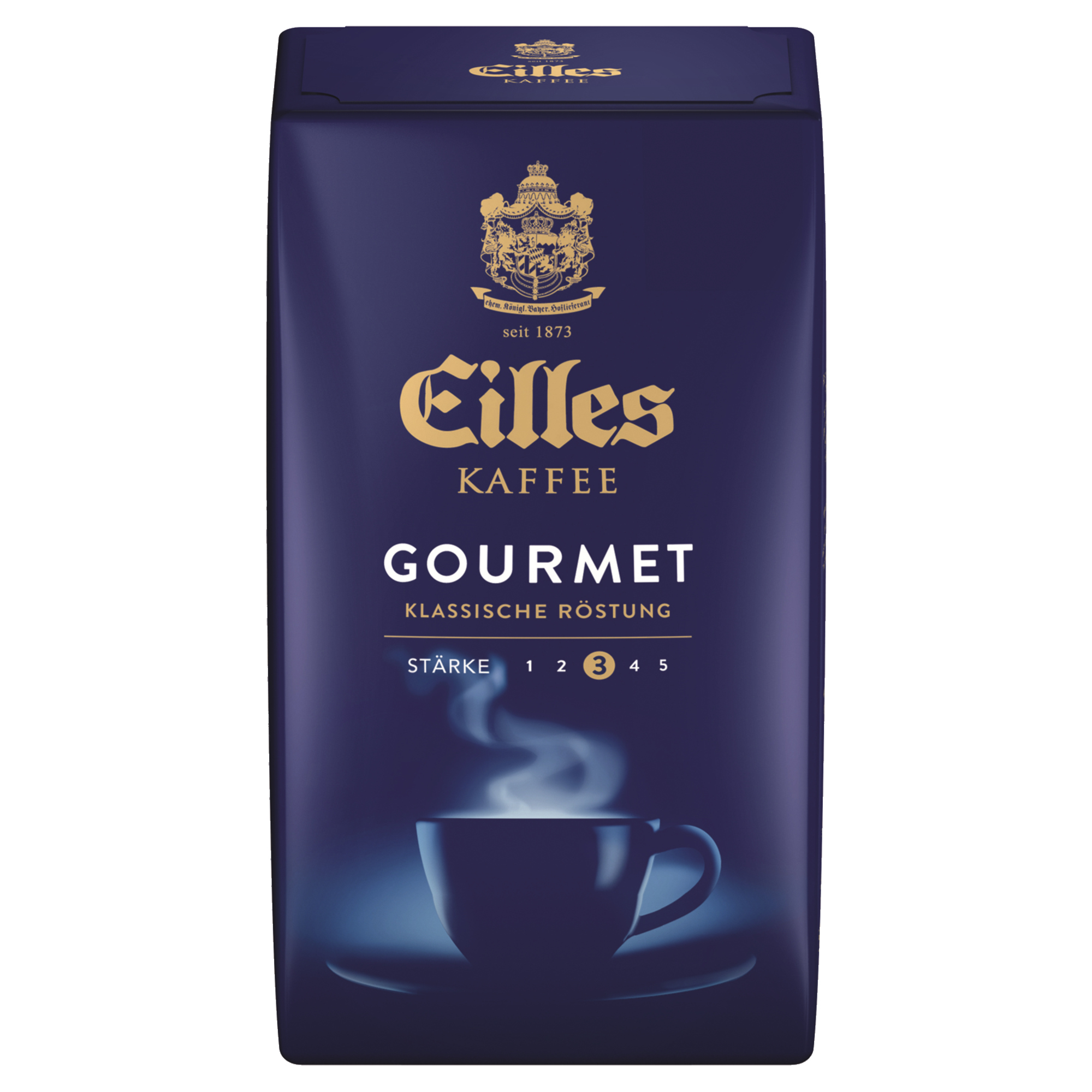Eilles Kaffee Gourmet Aromatisch-ausgewogen gemahlen 500 g/Pack.