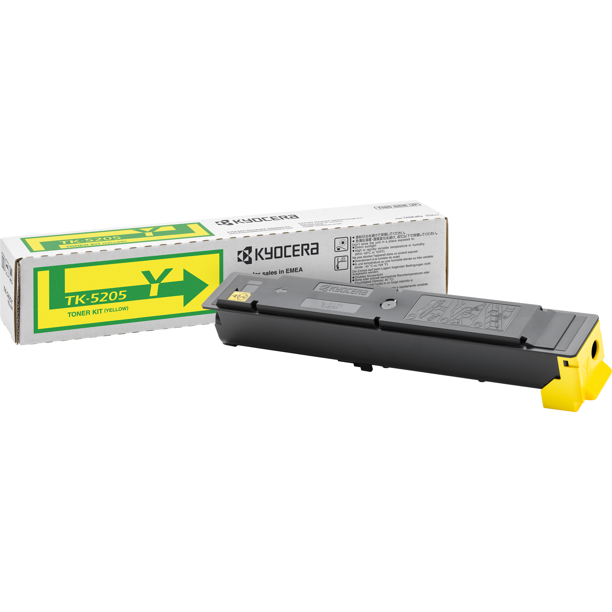 KYOCERA Toner Originalzubehör TK-5205Y ca. 12.000 Seiten gelb