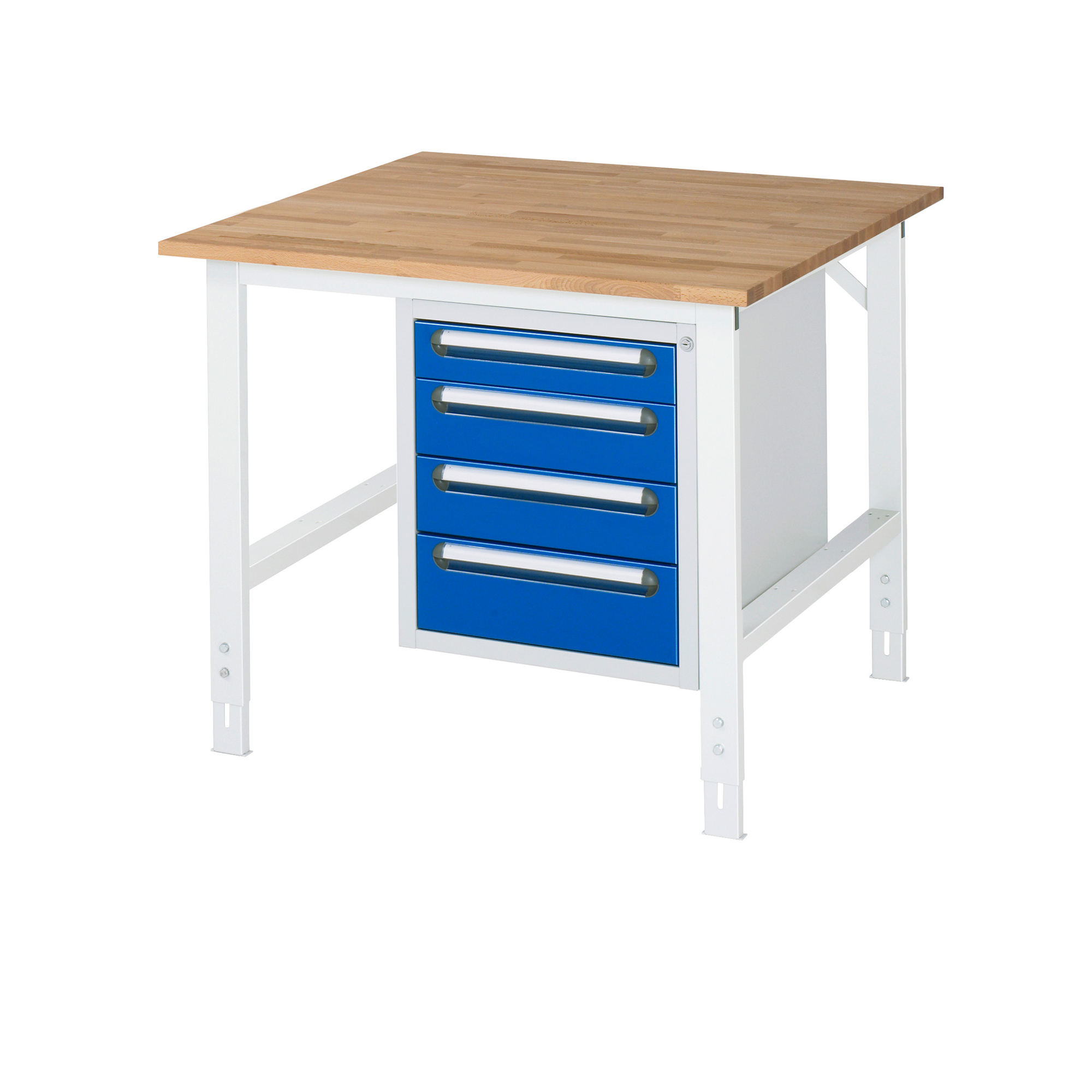 RAU Arbeitstisch Tom 1.000 x 760-1.080 x 1.000 mm (B x H x T)