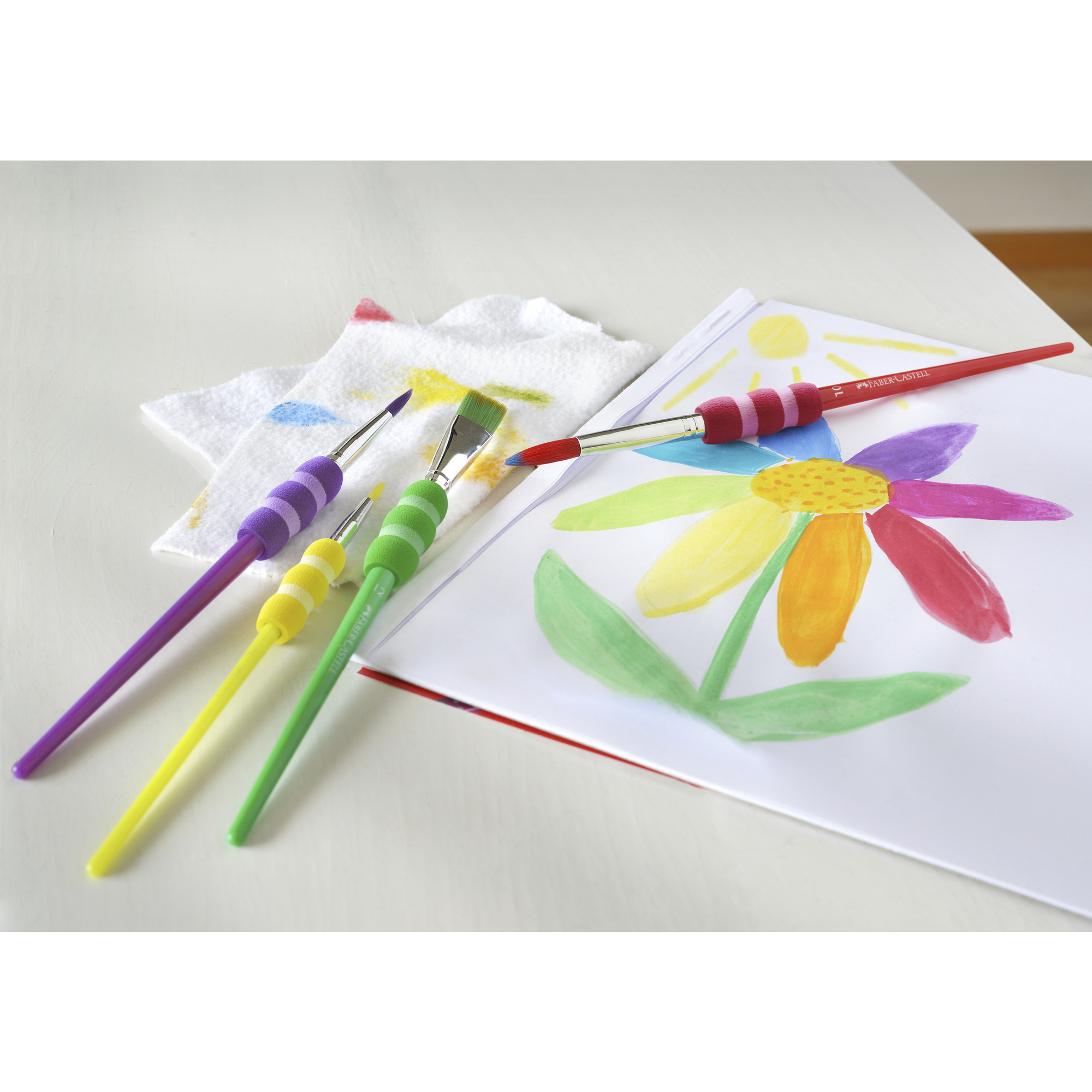 Faber-Castell Pinselset Synthetik 4 St./Pack.