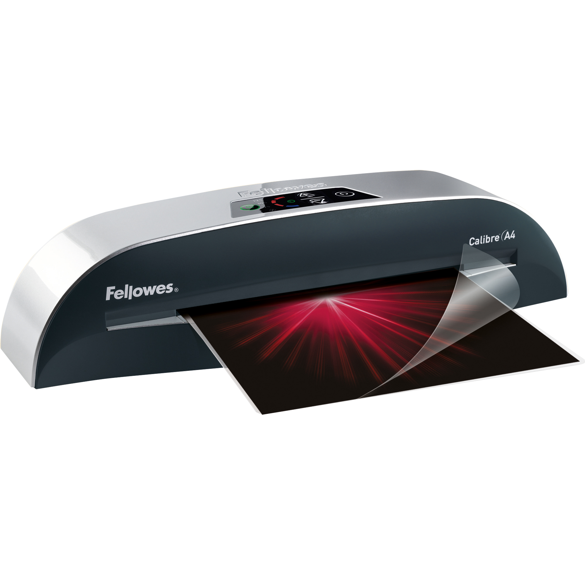 Fellowes® Laminiergerät Calibre Heiß-/Kaltlaminierung 45 x 11 x 14,5 cm (B x H x T) DIN A4 anthrazit