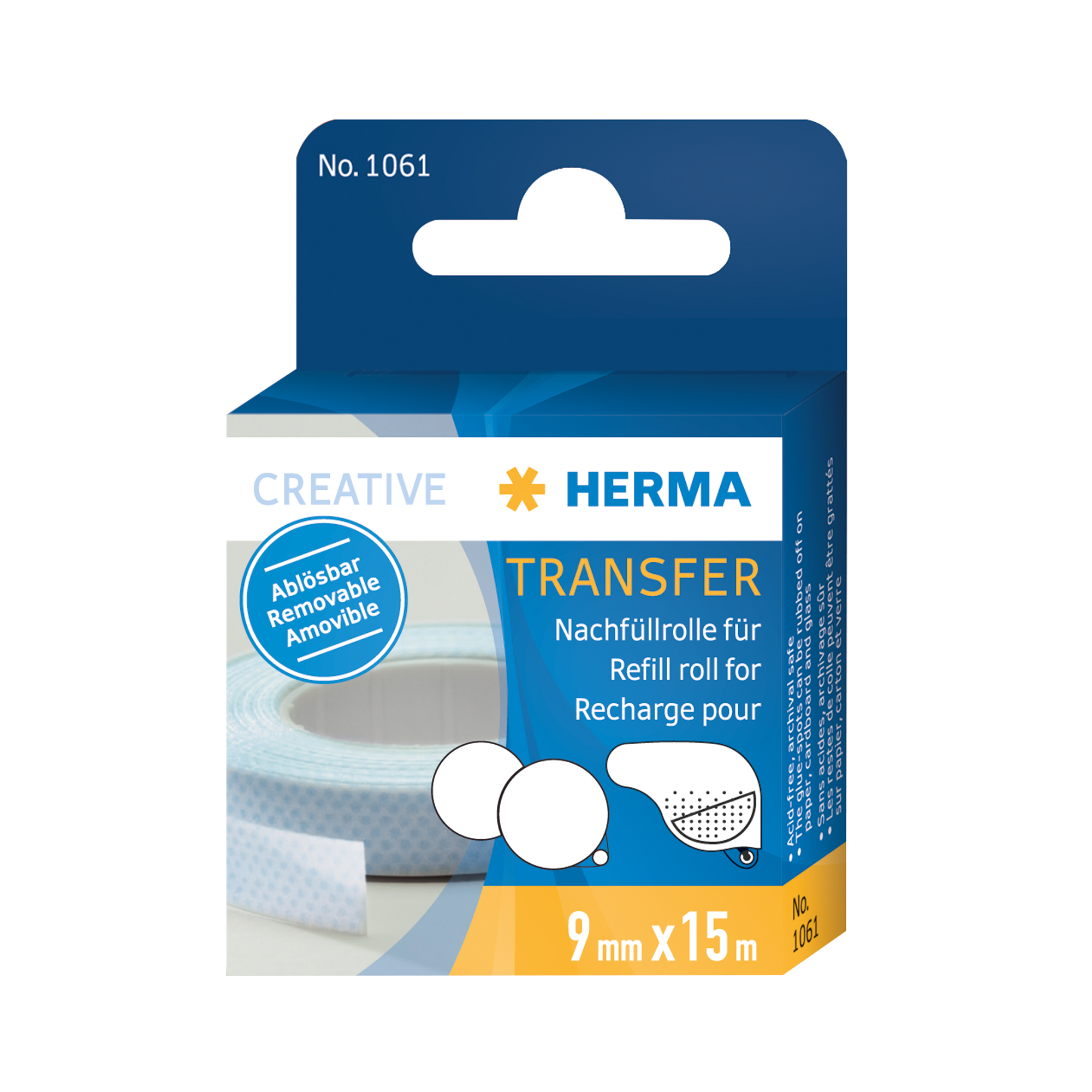 HERMA Nachfüllrolle Transfer 9 mm x 15 m (B x L)