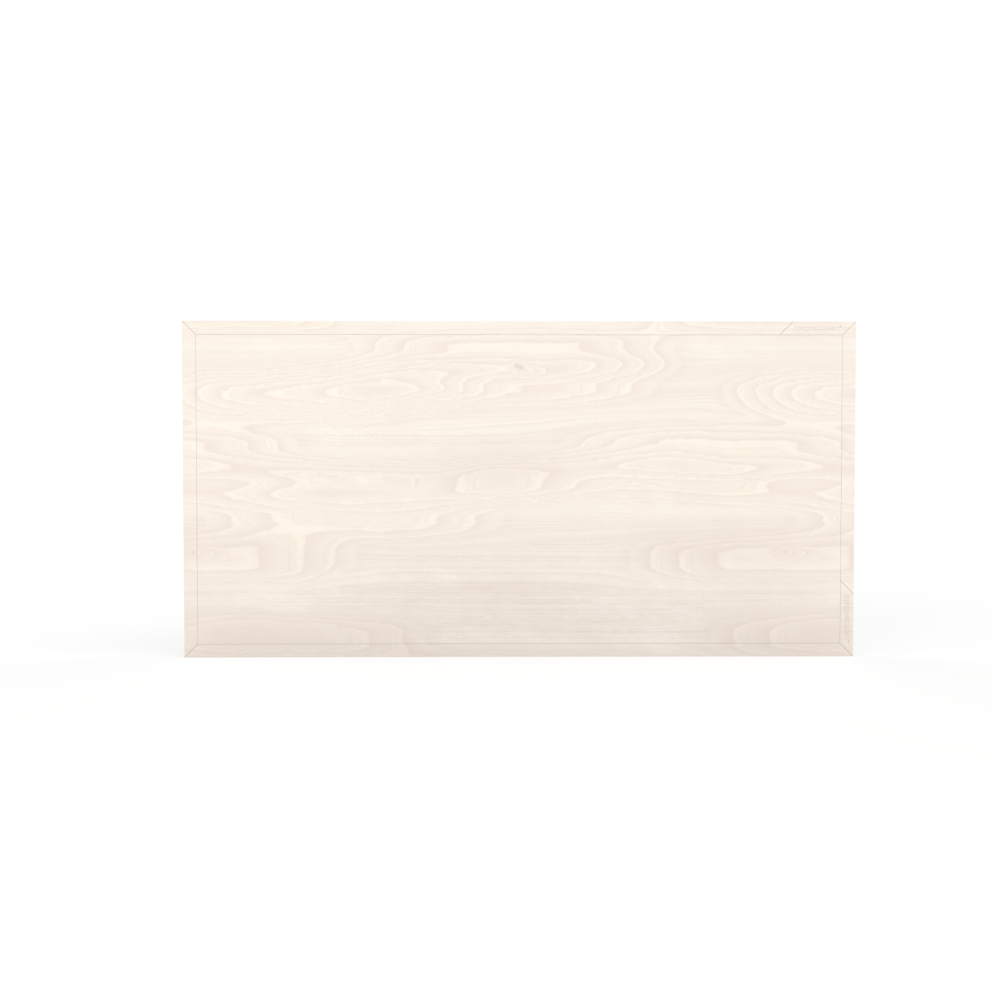magnetoplan® Magnettafel Design Wood Series 148 x 96 cm (B x H) Birkenholz weiß