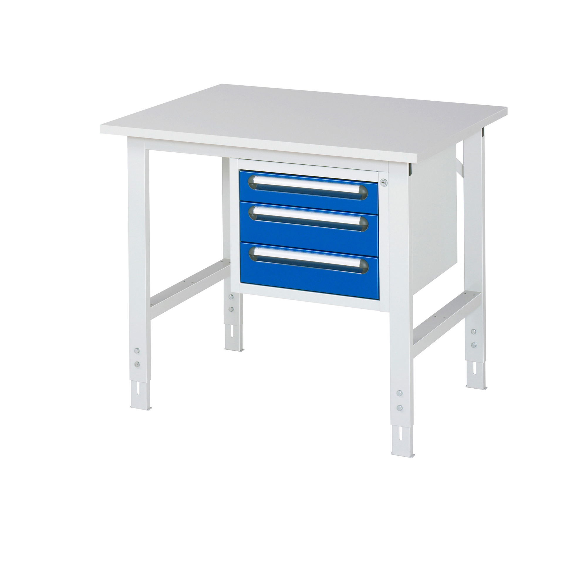 RAU Arbeitstisch Tom 1.000 x 760-1.080 x 800 mm (B x H x T)
