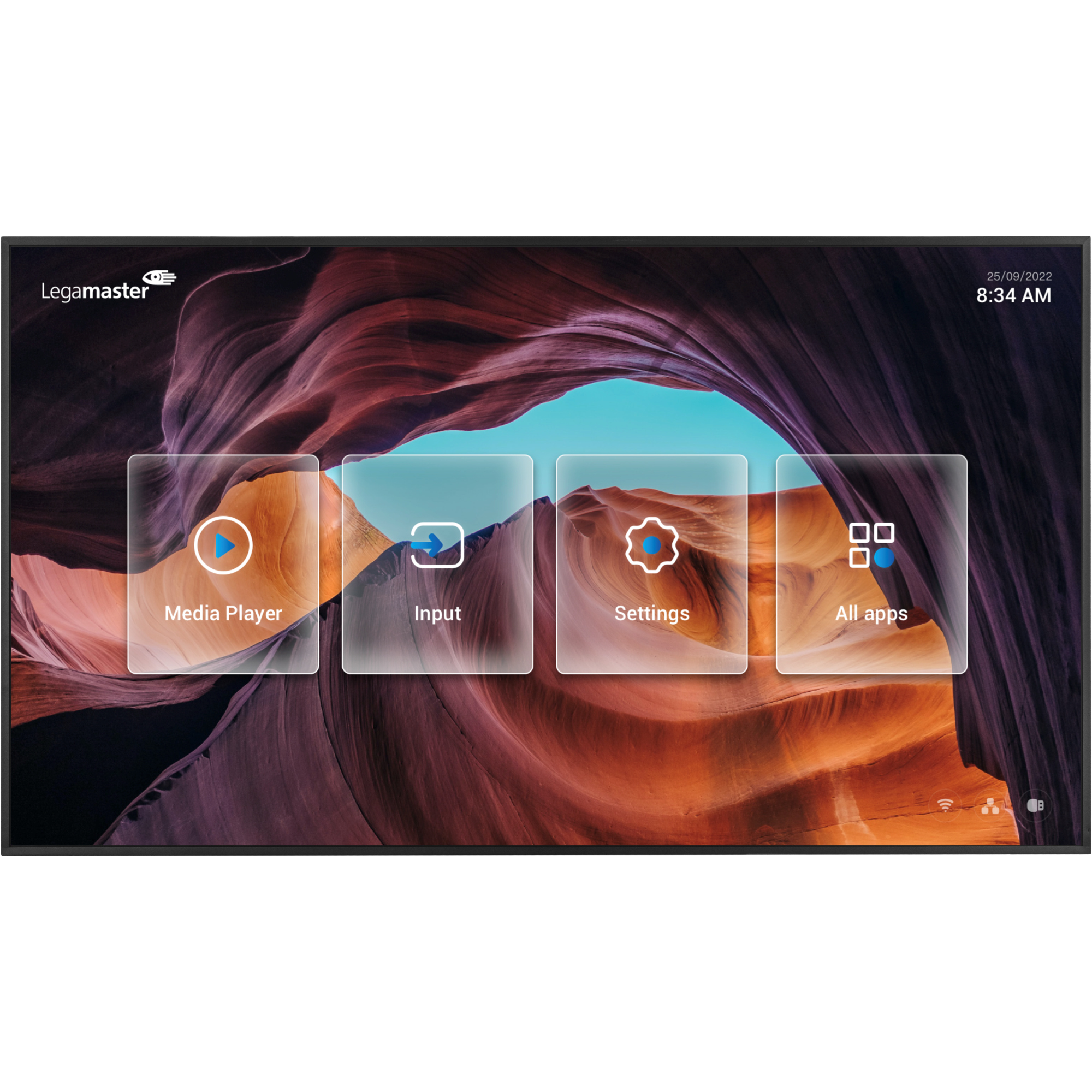 Legamaster Professionelles Display DISCOVER 2 DIS-6510 EU 165 cm (65") B 3.840 x 2.160 Pixel Dauerbetrieb möglich