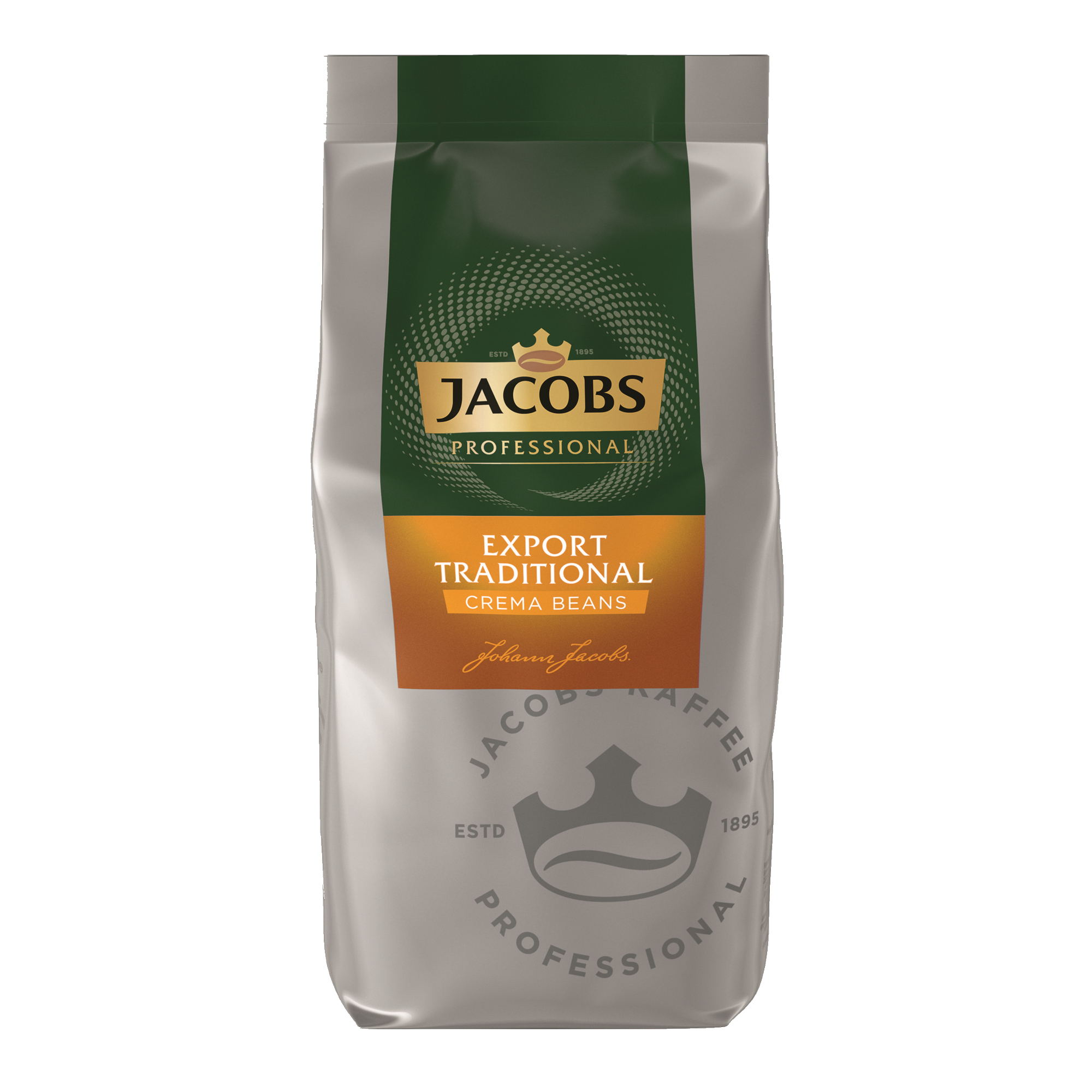 JACOBS Kaffee Export Traditional Café Crème ganze Bohne 1.000 g/Pack.