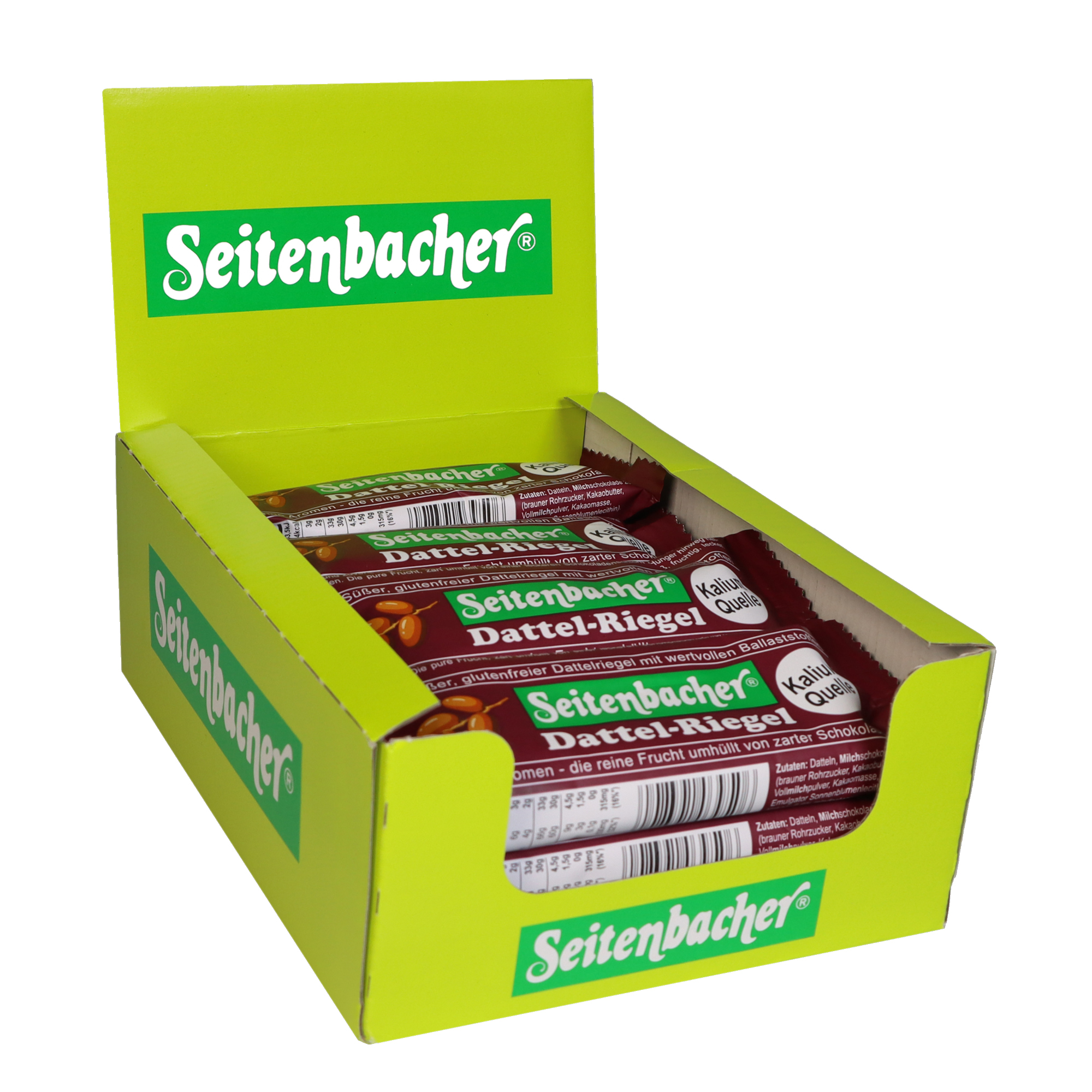 Seitenbacher Fruchtriegel Schoko Dattel 12 x 50 g/Pack.
