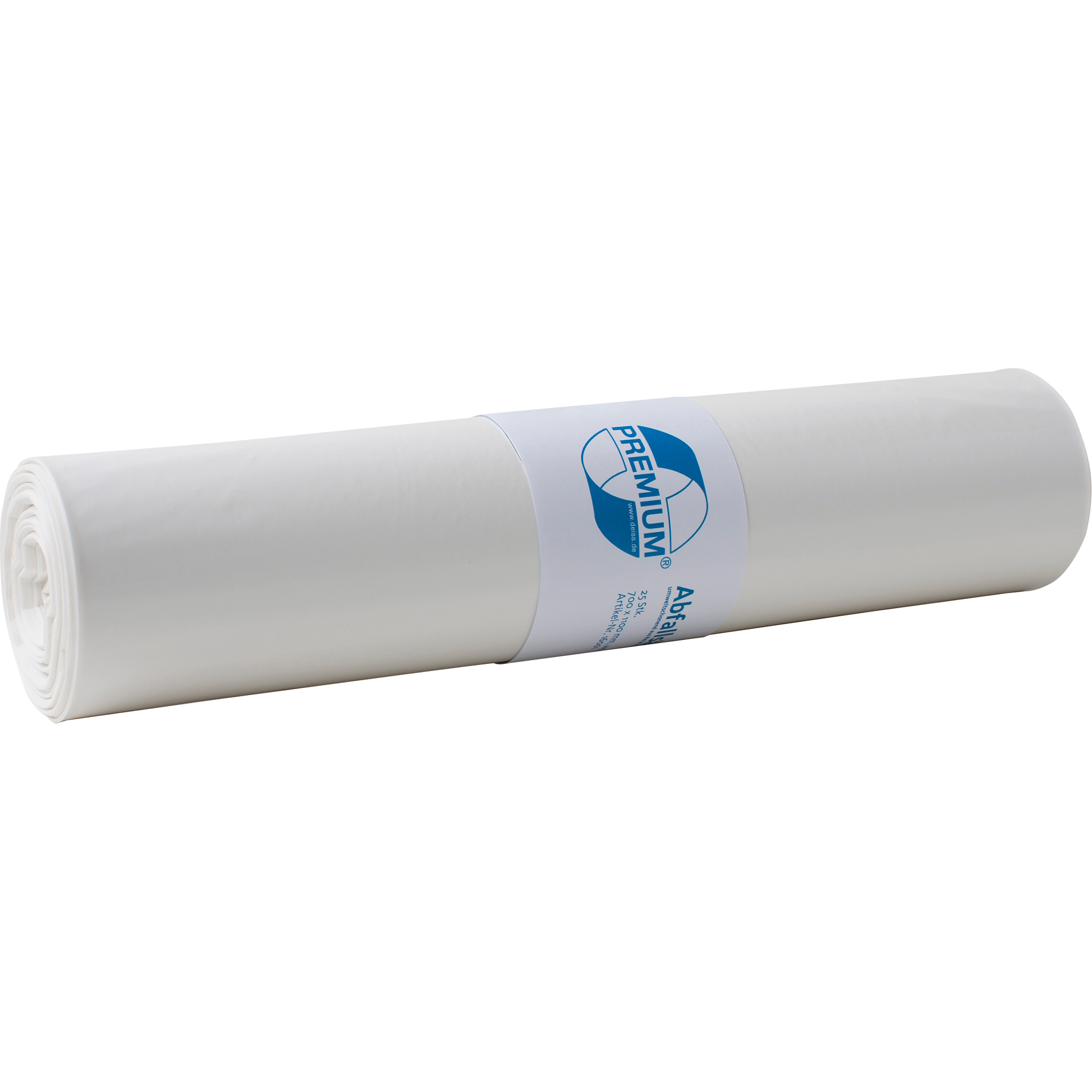 Müllsack PREMIUM 70 x 110 cm (B x H) 37µm 120l weiß 25 St./Pack.