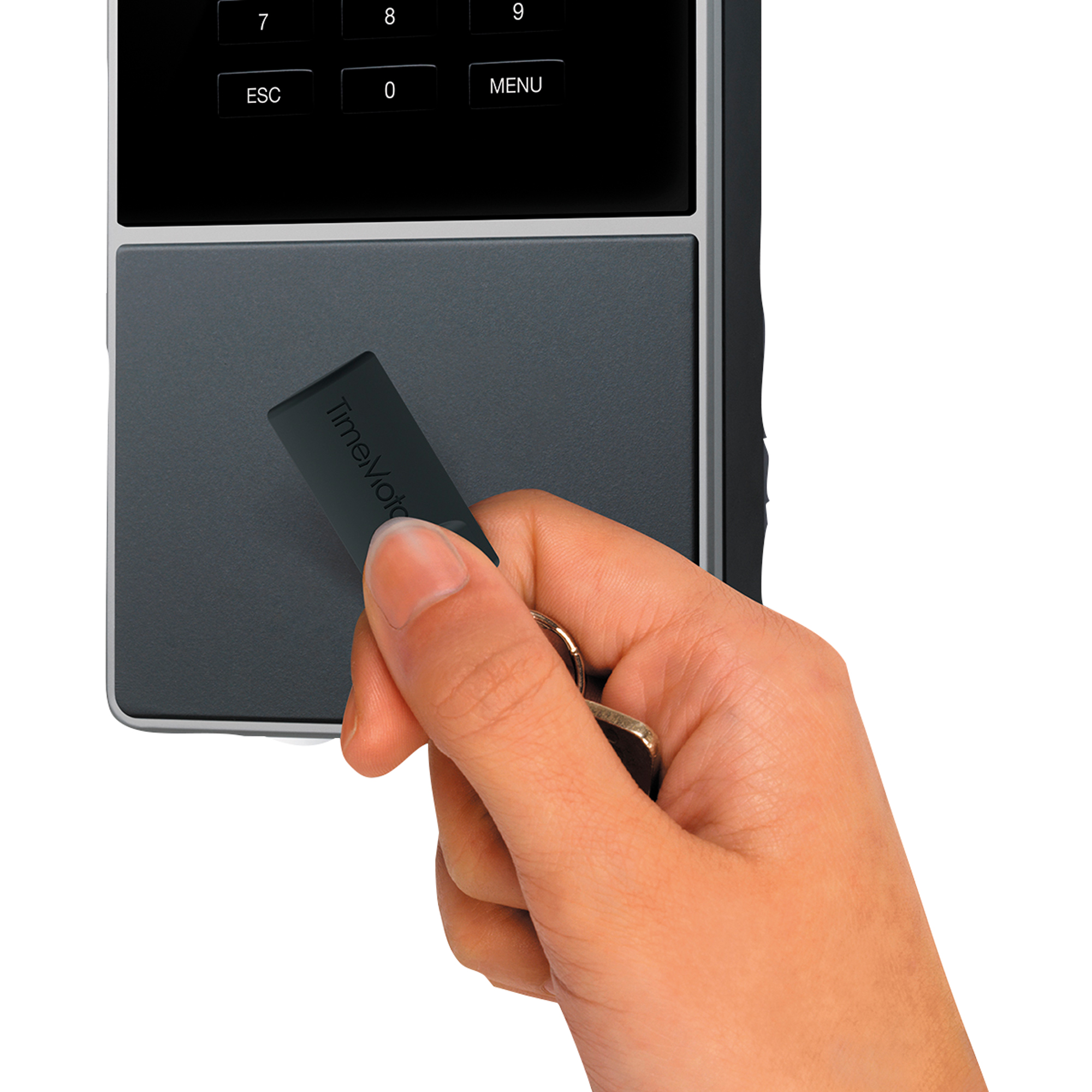TIMEMOTO Zeiterfassungssystem TM-616 9,95 x 21,5 x 4,43 cm (B x H x T) RFID-Sensor Windows® universell LAN, WiFi, USB-Host