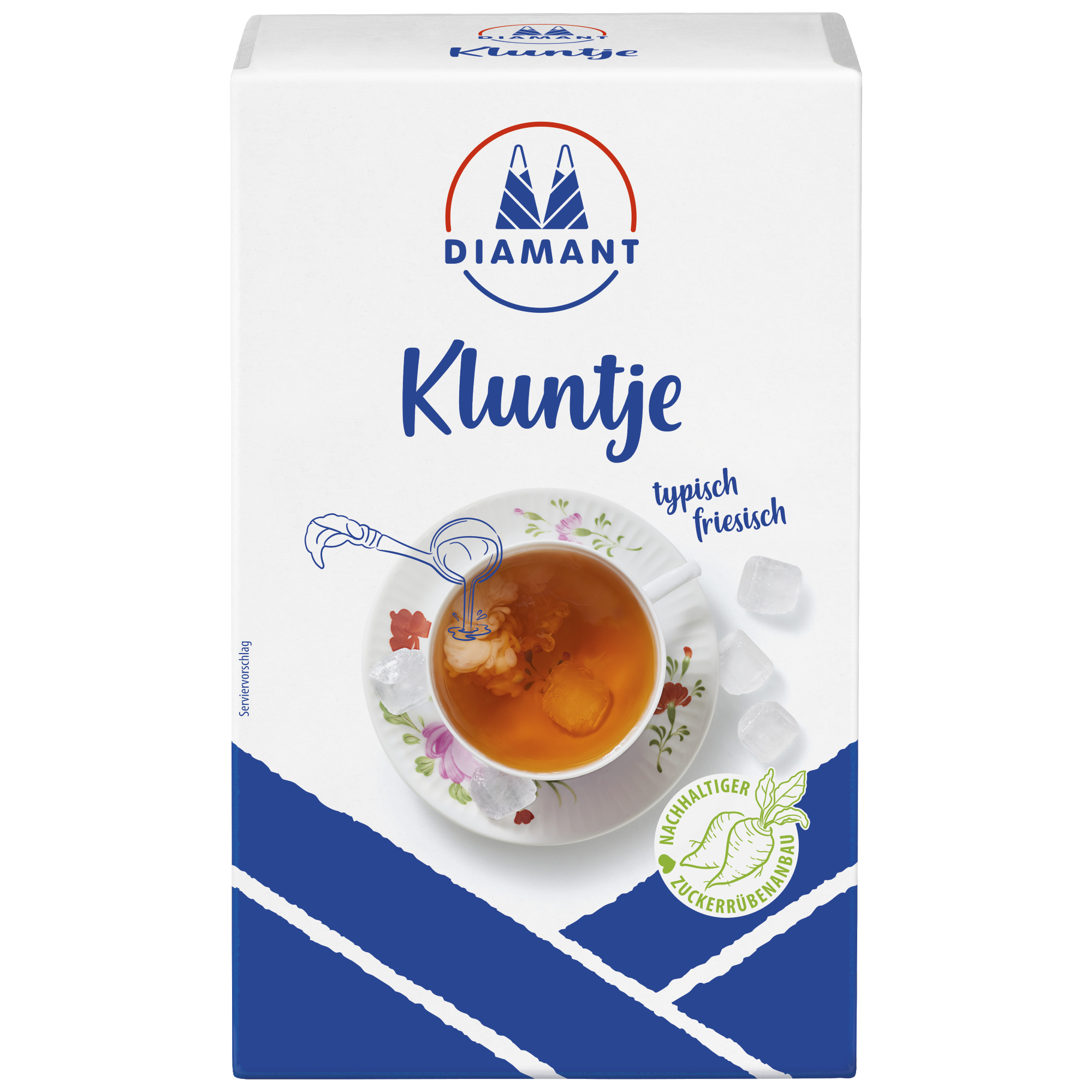 DIAMANT Zucker Kluntje Kandis 1.000 g/Pack.