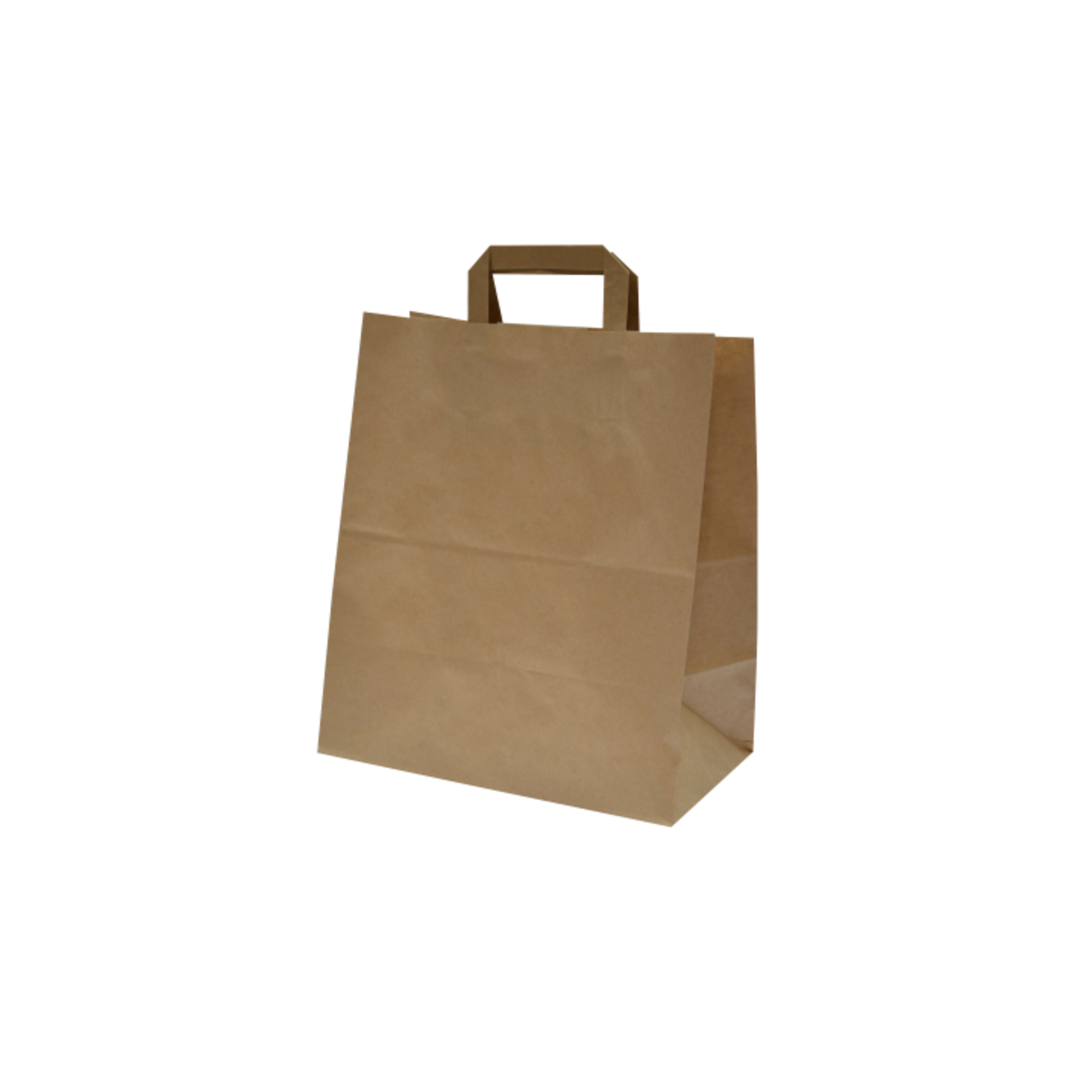 Tragetasche 32 x 42 x 17 cm (B x H x T) 80g/m² Kraftpapier natron braun 250 St./Pack.