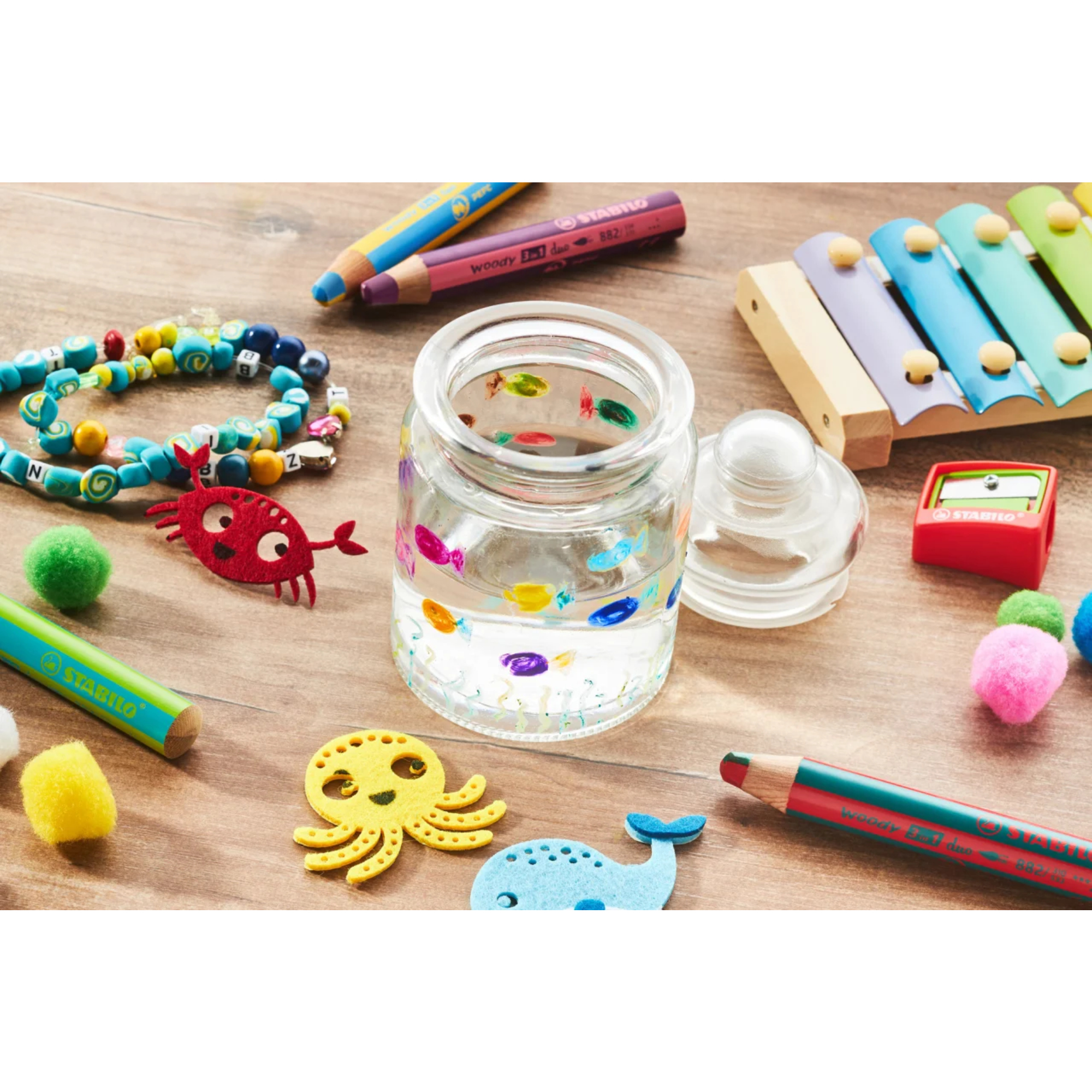 STABILO® Buntstift woody 3 in 1 duo 5 St./Pack.