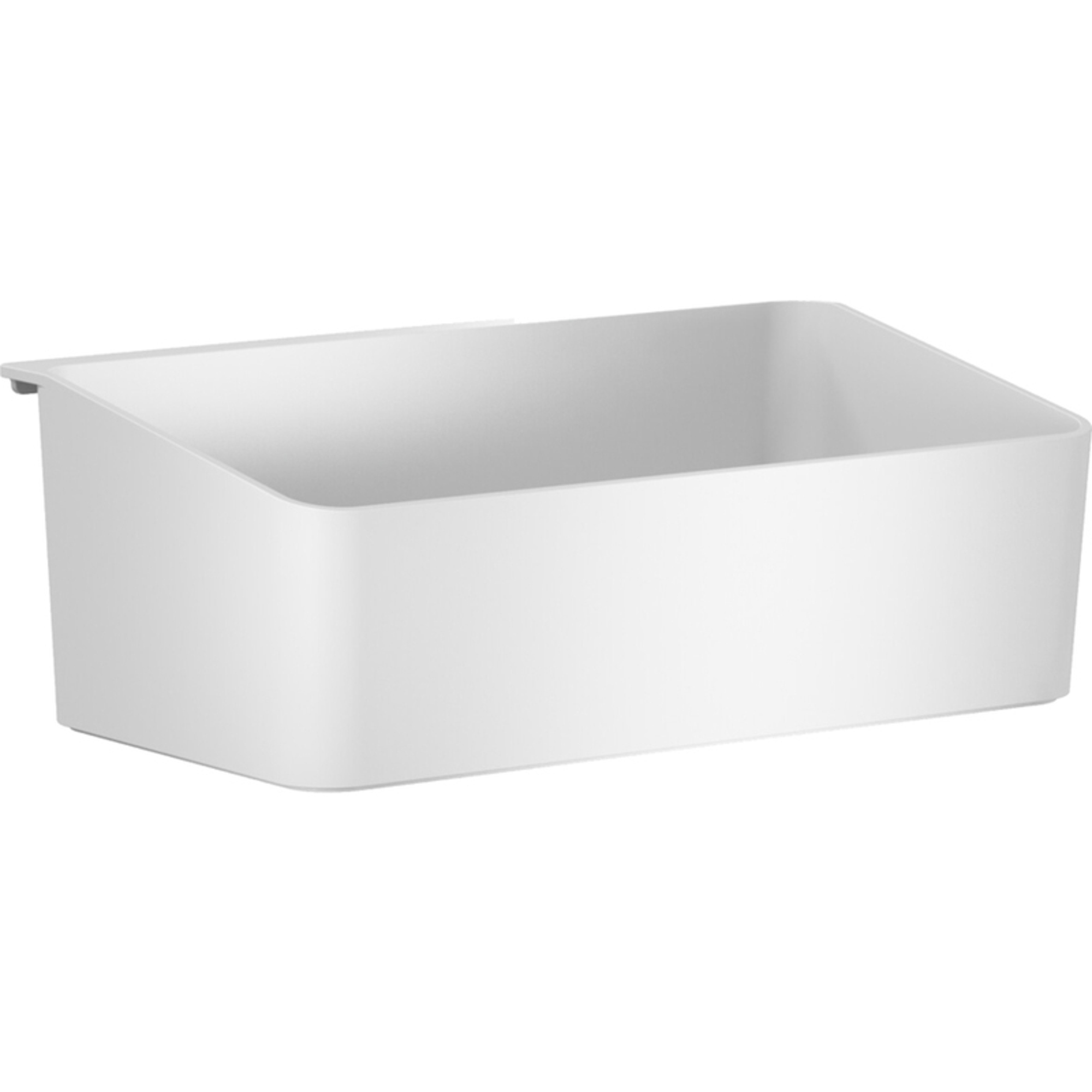 tesa® Küchenordnungsbox KITCHEN 24 x 8,5 x 14,5 cm (B x H x T) ABS Kunststoff weiß