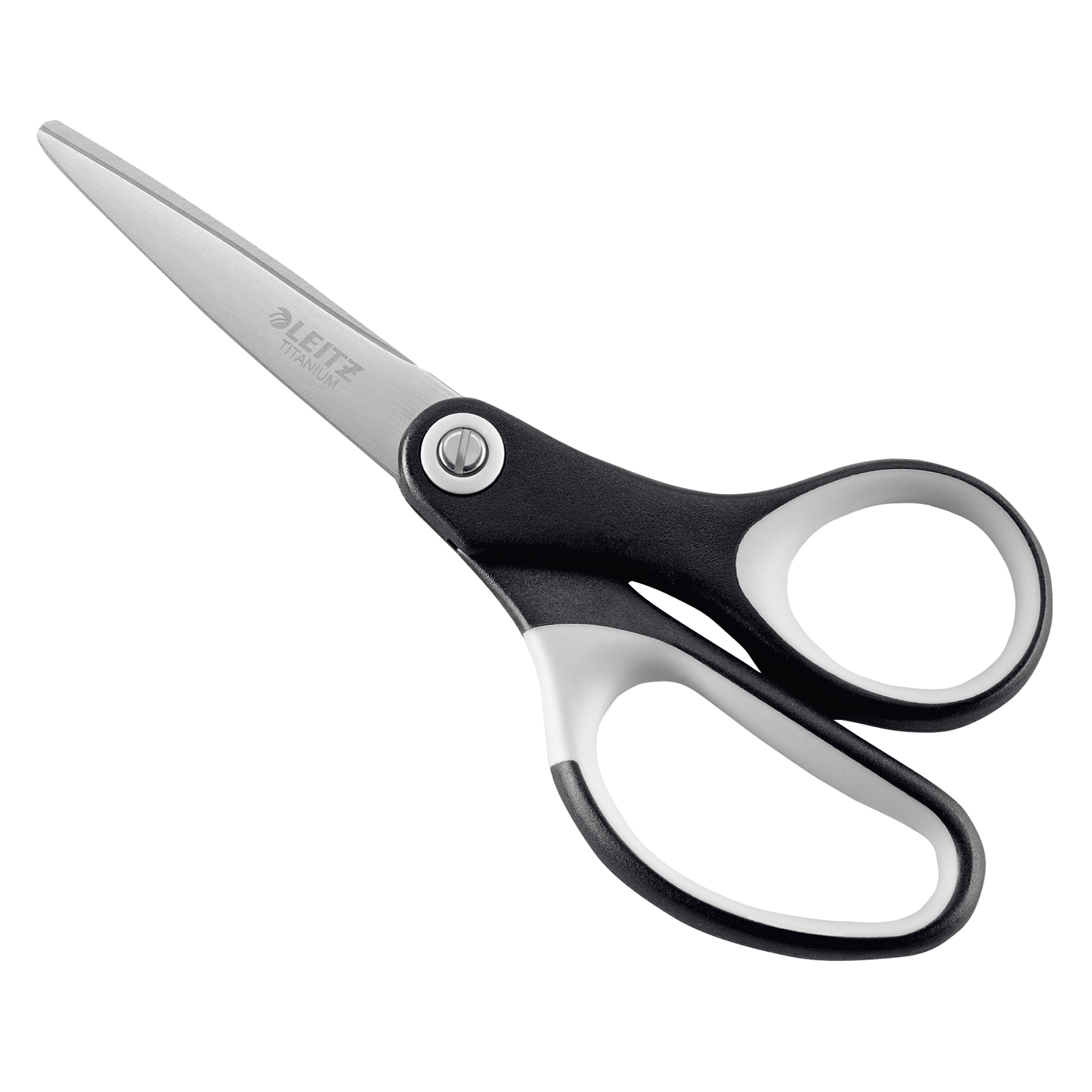 Leitz Universalschere Titanium 150mm Edelstahl, titanbeschichtet schwarz/weiß