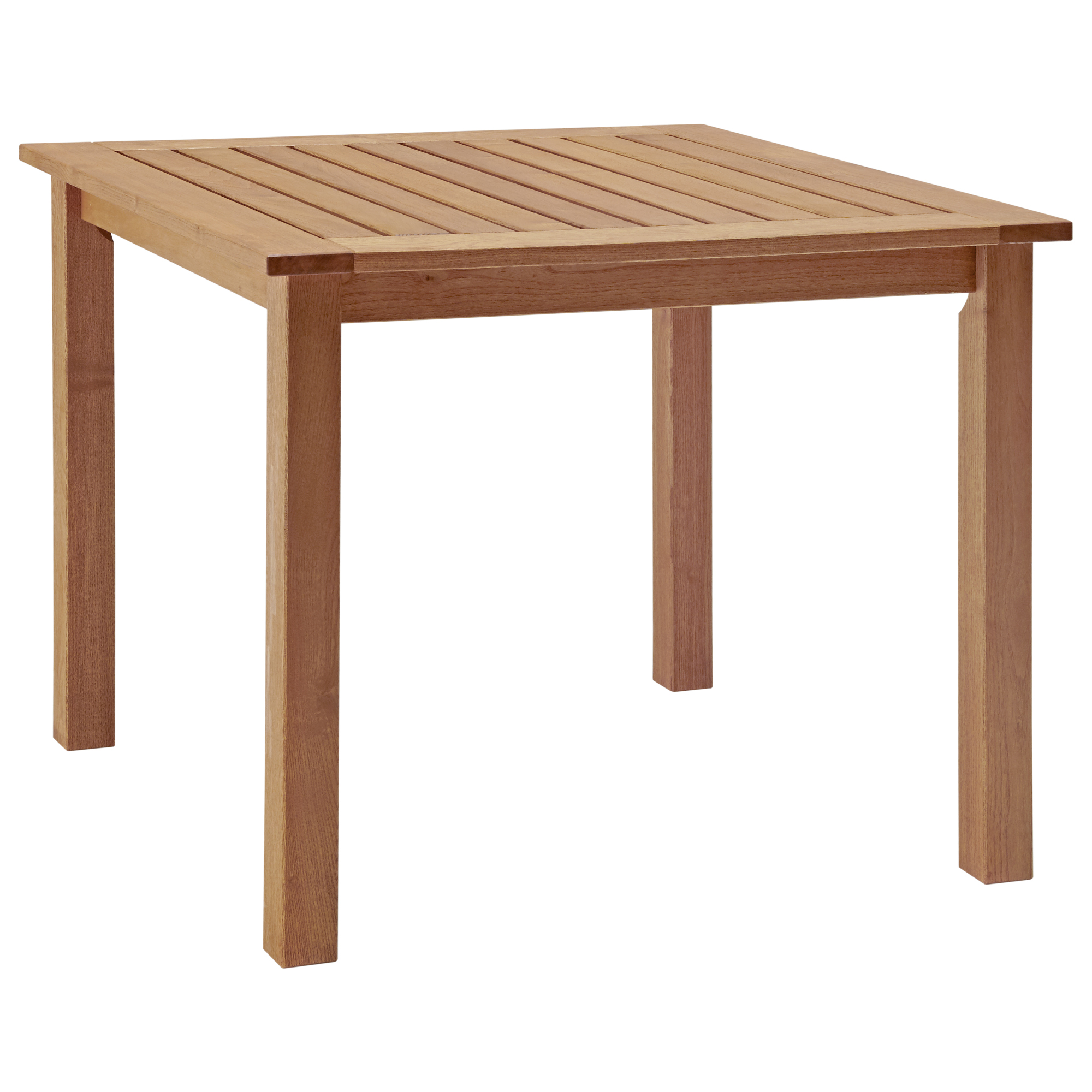 memo Gartentisch Calea 90 x 75 x 90 cm (B x H x T) wetterfest Robinie, lasiert natur