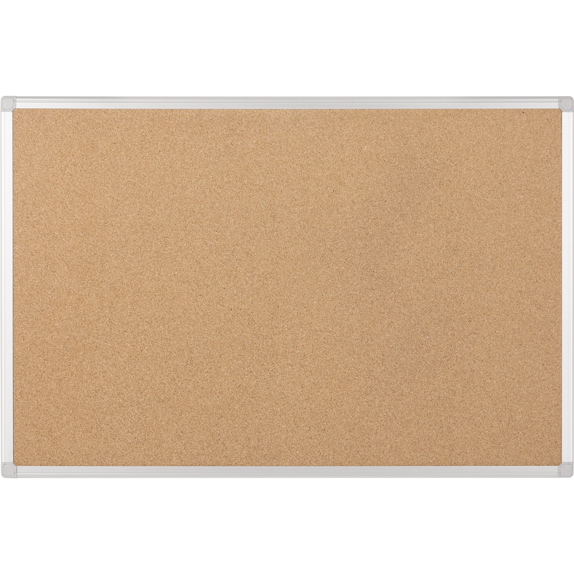 Bi-office Pinnwand Earth 90 x 60 cm (B x H) Maße der Oberfläche: 86 x 56 cm (B x H) Kork Material des Rahmens: Aluminium braun