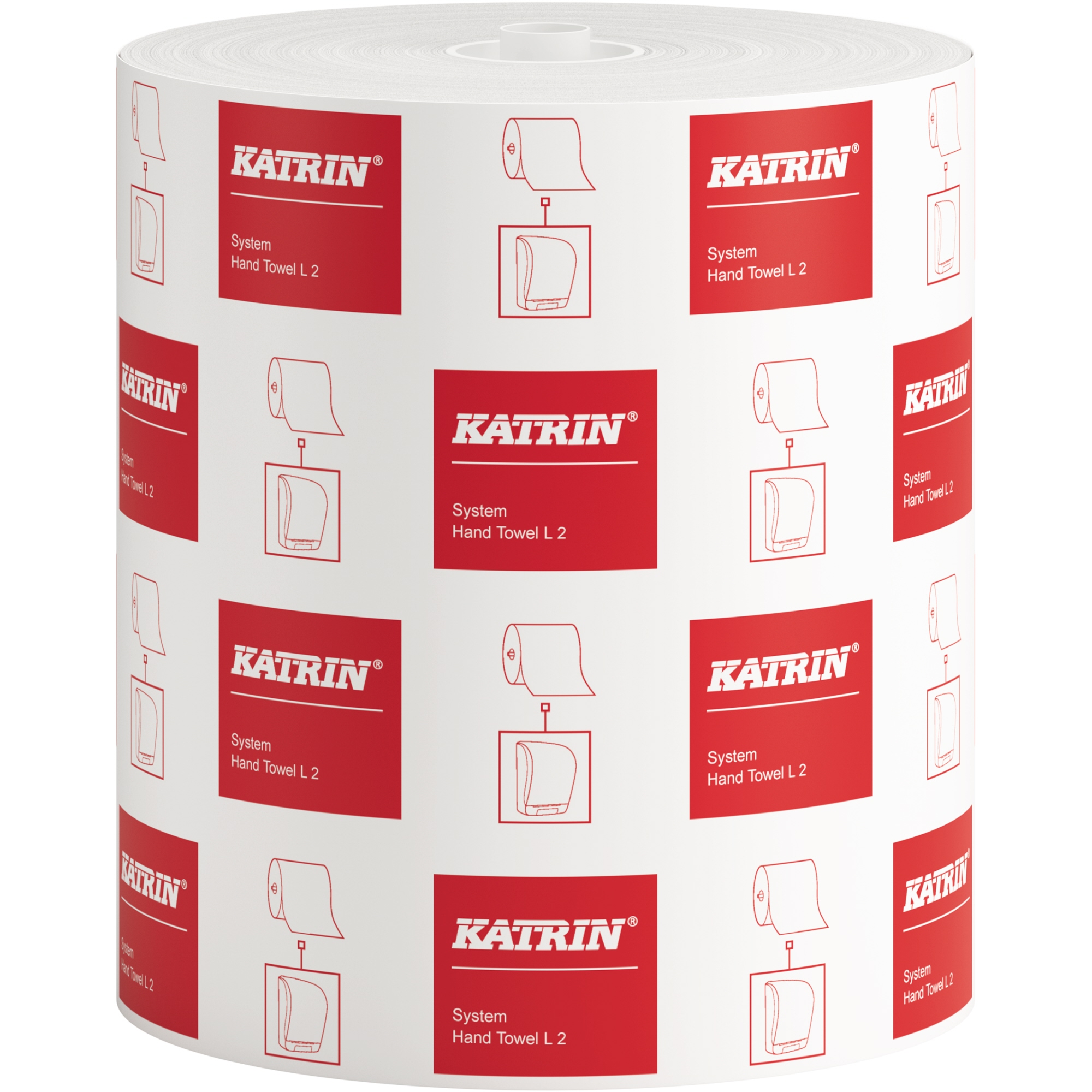 Katrin Handtuchrolle System L 2 21 cm x 200 m (B x L) Tissue weiß 6 Rl./Pack.