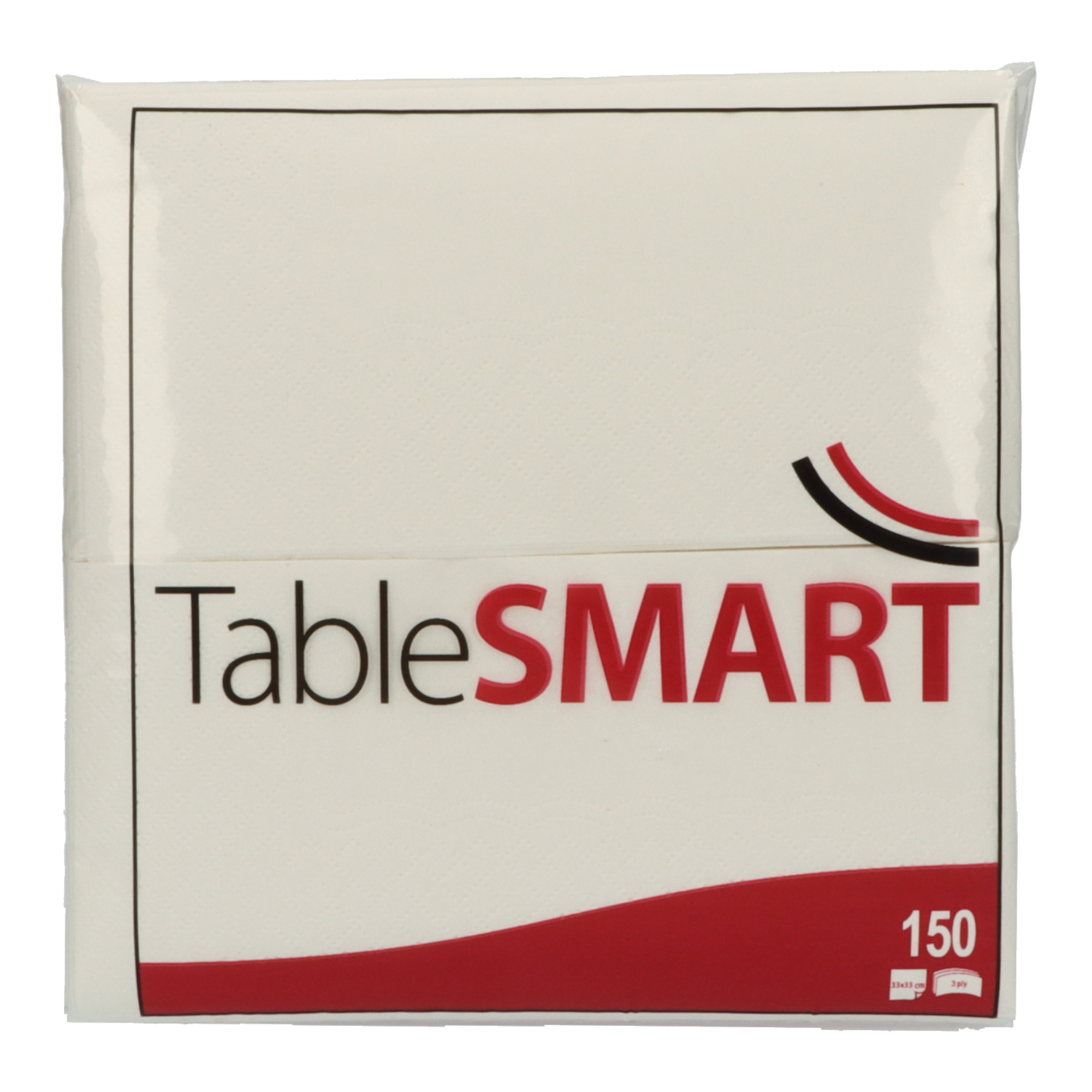 TableSMART Servietten 33 x 33 cm (B x L) weiß 150 St./Pack.