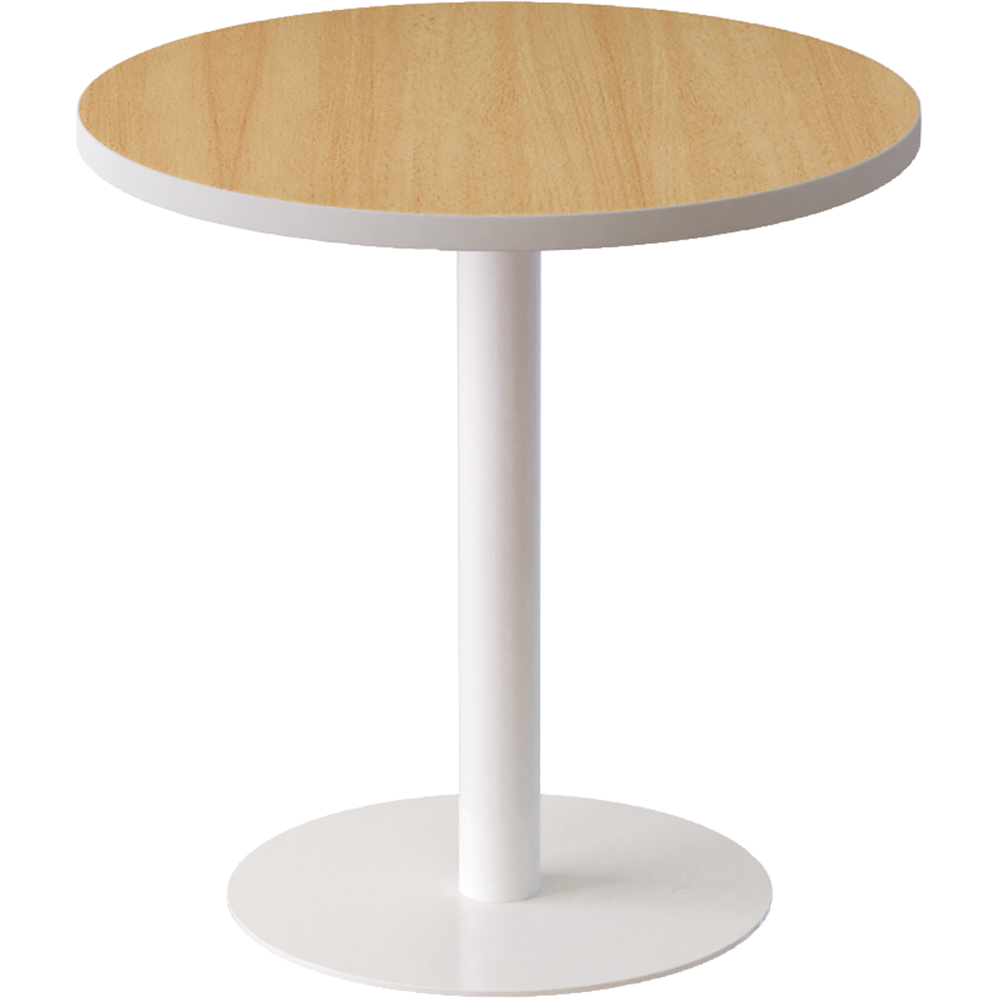 easyDesk® Beistelltisch 600 x 600 mm (Ø x H) buche