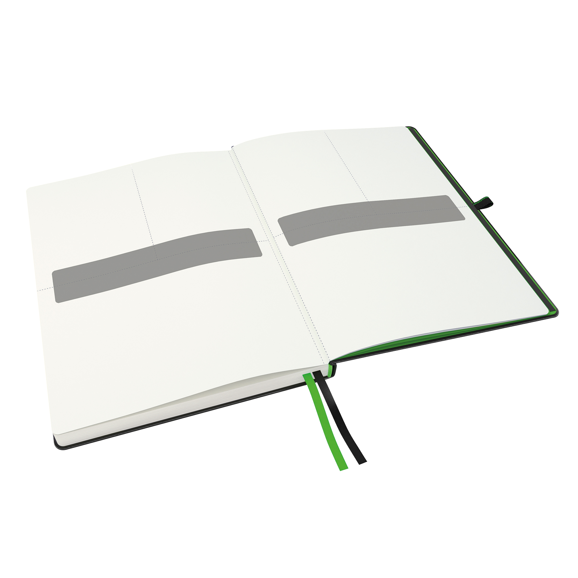 Leitz Notizbuch Complete DIN A5 kariert schwarz 80 Bl.