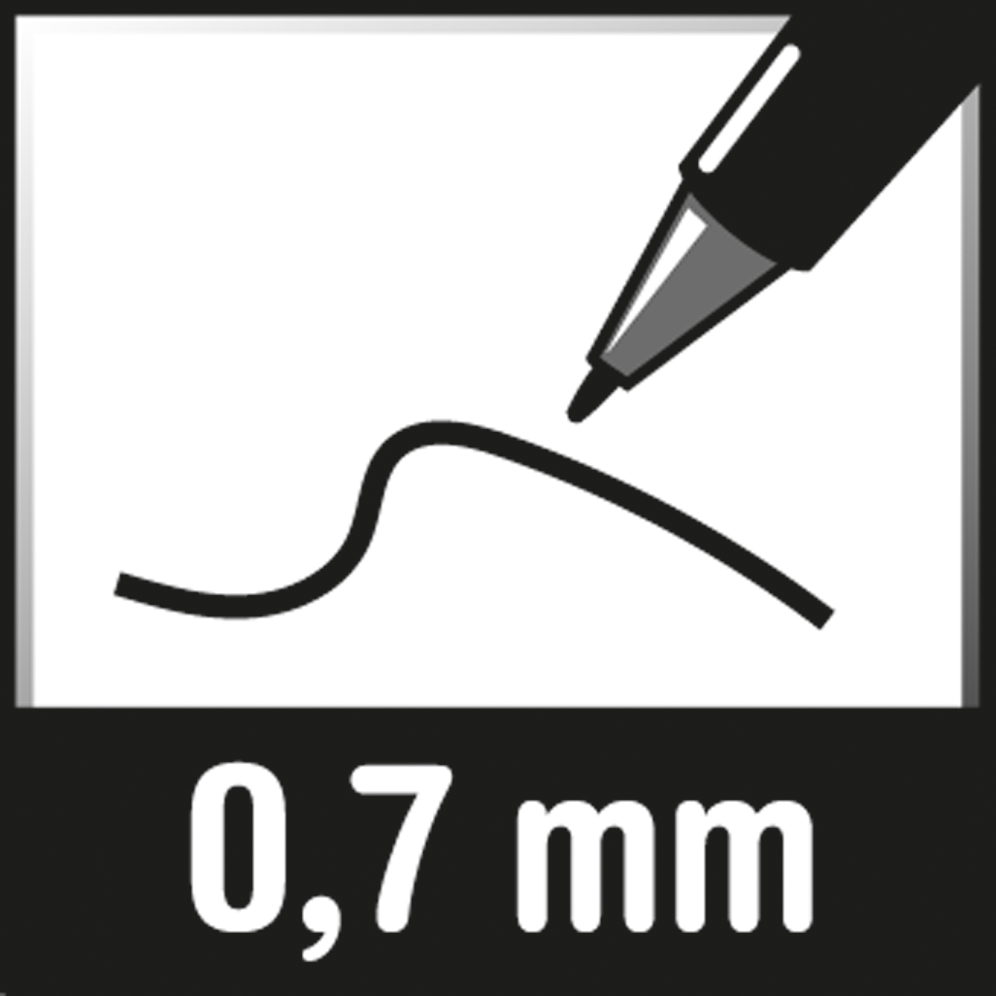 STABILO® Folienstift OHPen universal 0,7mm farbig sortiert nicht dokumentenecht 4 St./Pack.