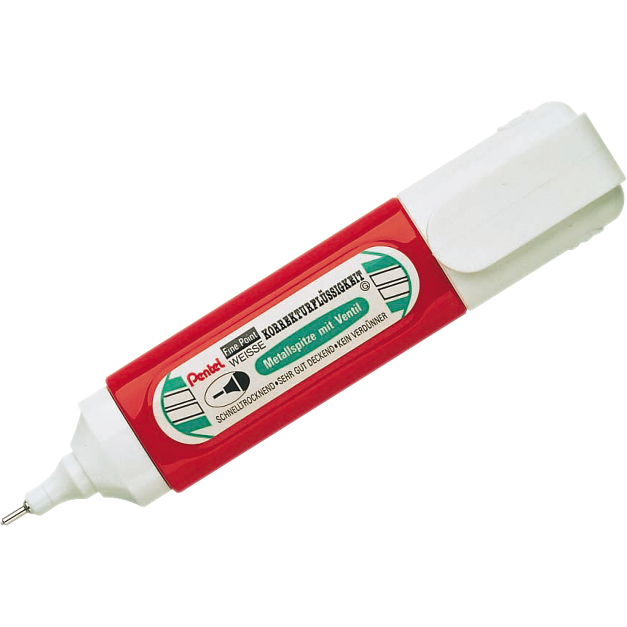 Pentel Korrekturstift Fine Point Correction Pen Spitze Nadelspitze 12ml