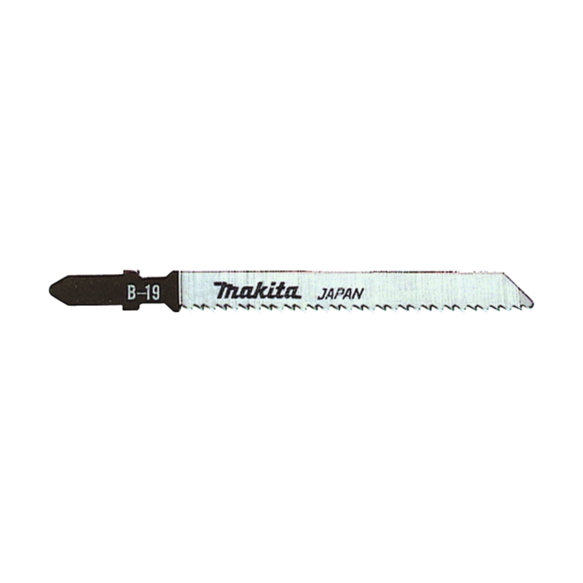 Makita® Sägeblatt B-19 Stichsäge mit T-Schaft-Aufnahme Werkzeugstahl (HCS/CV), legiert 5 St./Pack.