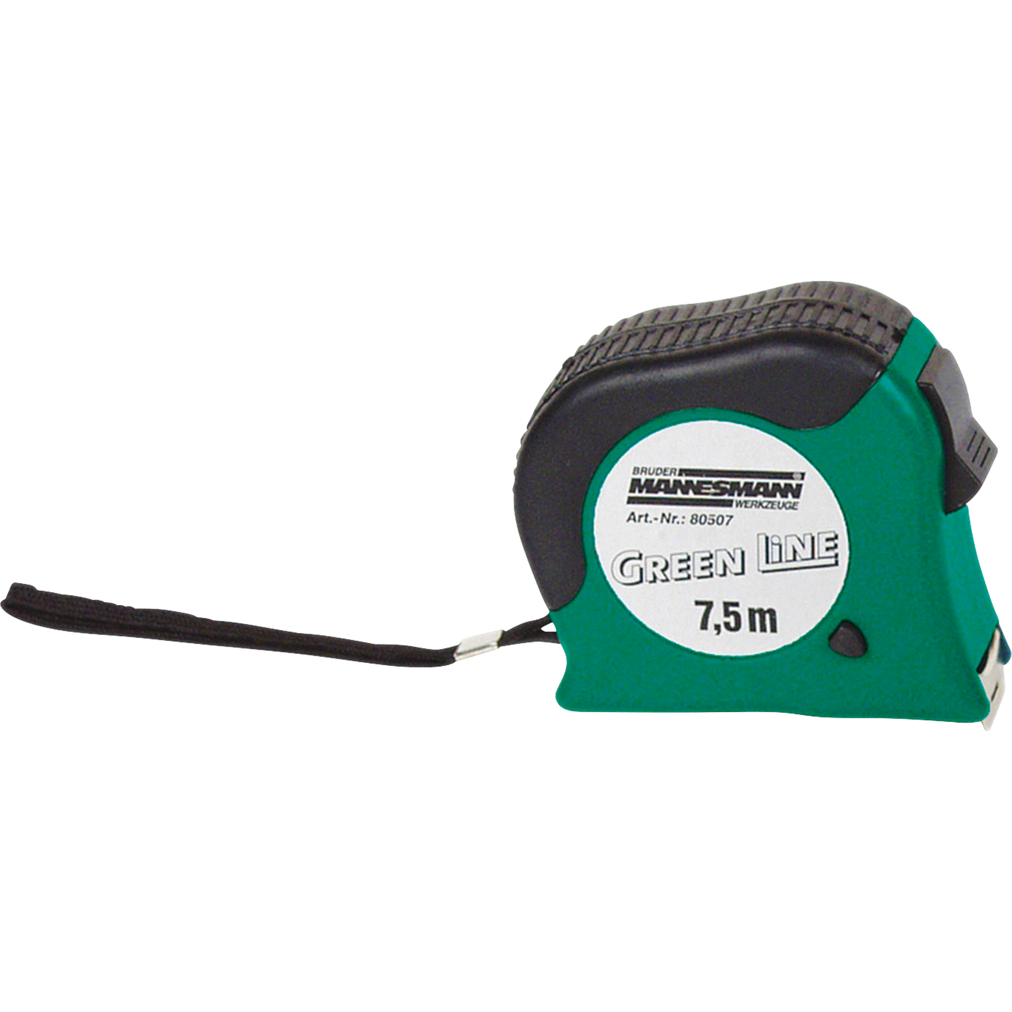 BRÜDER MANNESMANN Maßband 25 mm x 7,5 m (B x L) Stahl grün